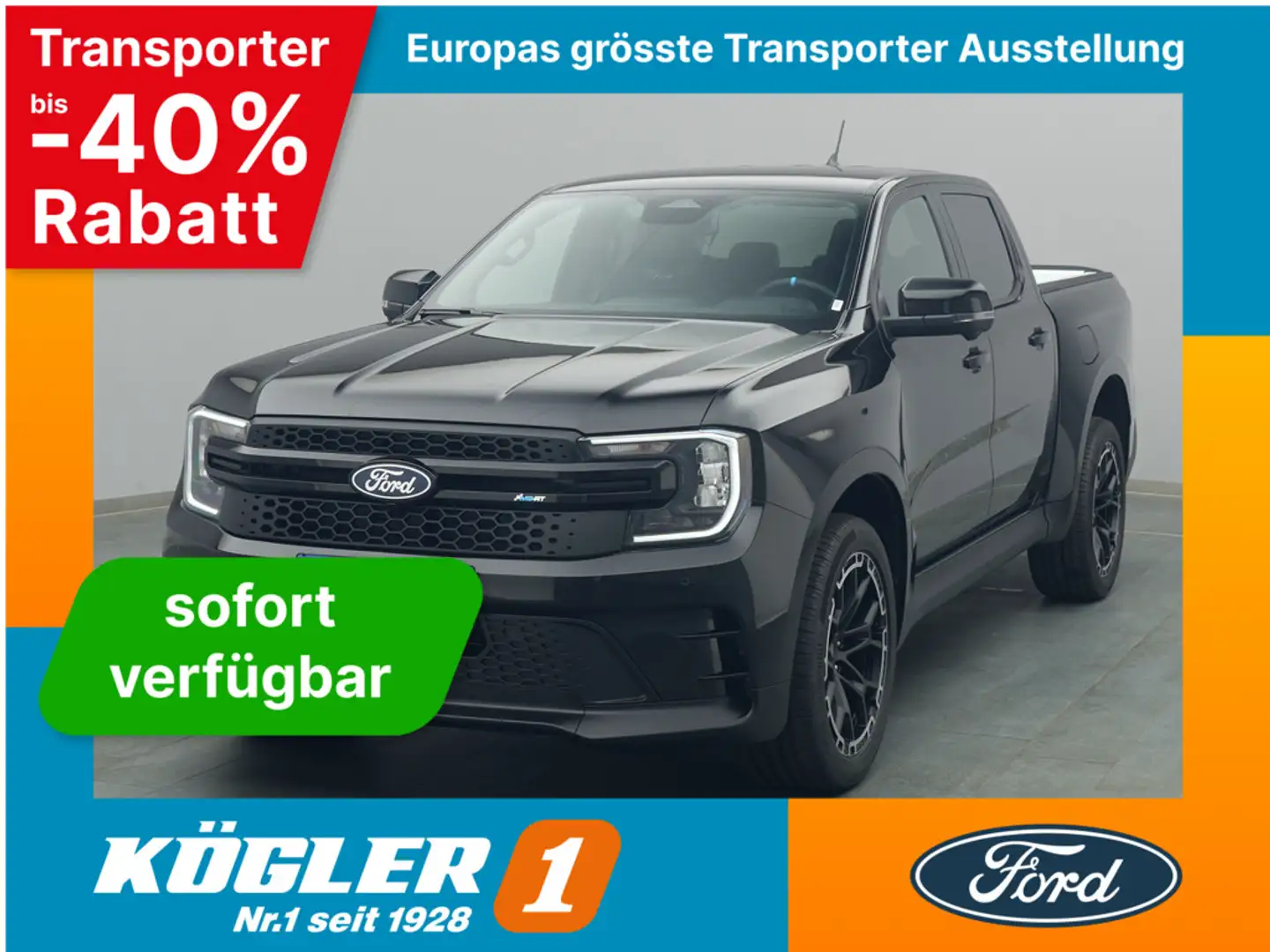 Ford Ranger MS-RT 240PS/Techno-/Komfort-Paket Negro - 1