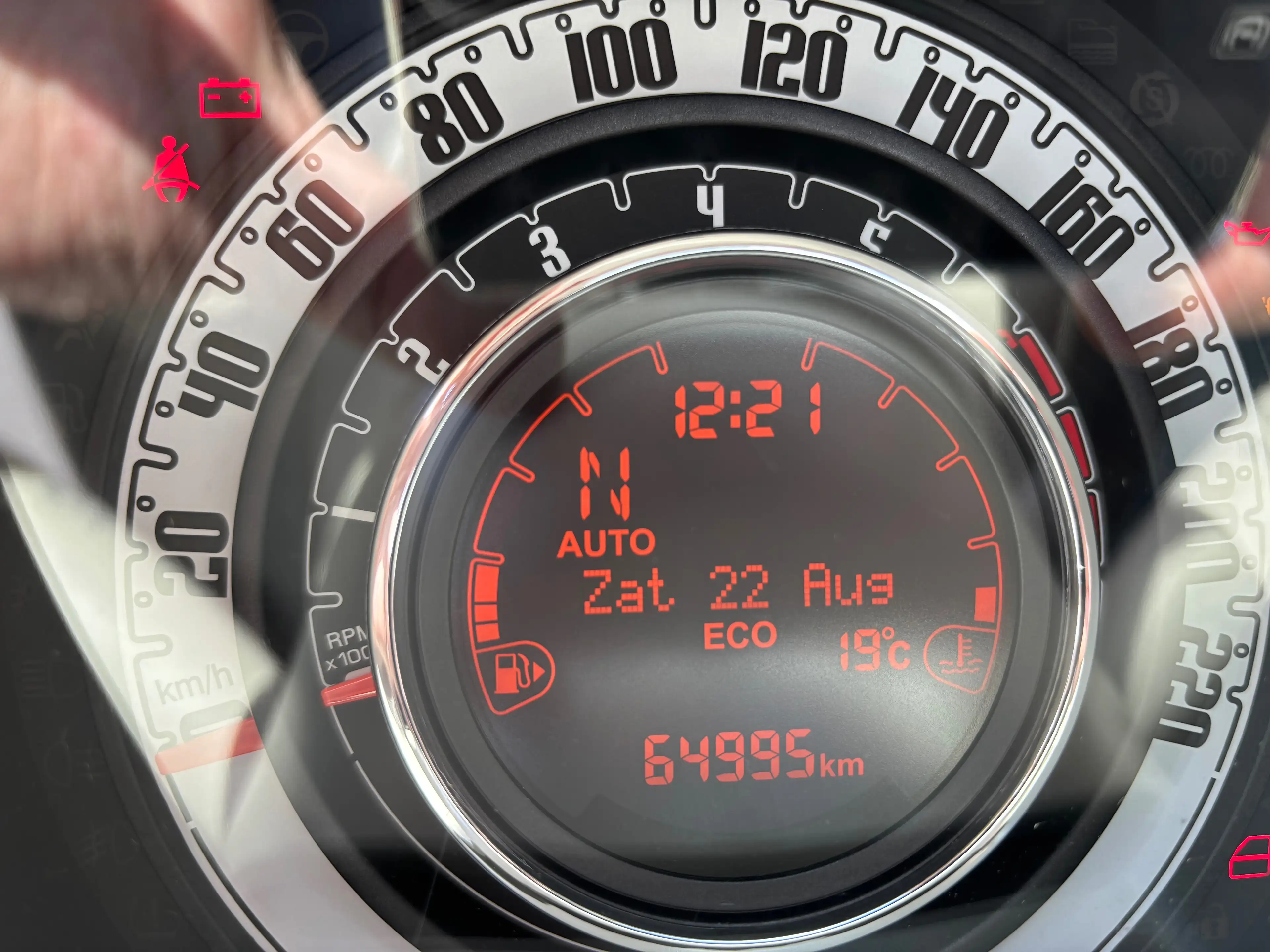 Fiat 500 AUTOMAAT CLIM PANO OPEN DAK ALU PDC — photo 13