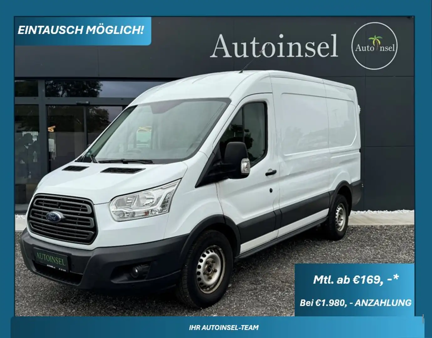 Ford Transit 290 L2 Tempomat, PDC Weiß - 1