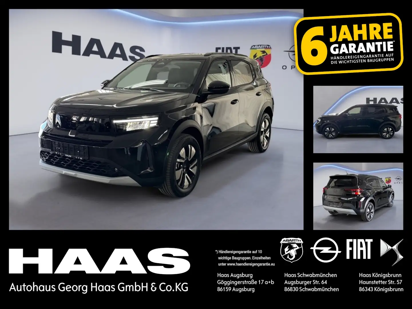 Opel Frontera 100kW 1.2 GS Verfügbar ab September Fekete - 1