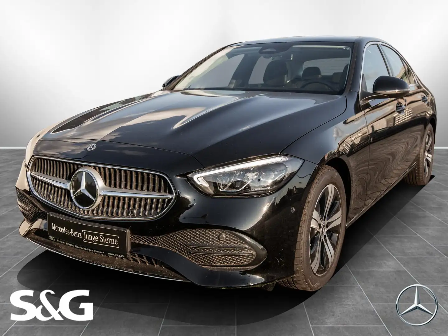 Mercedes-Benz C 180 AVANTGARDE RüKam+MBUX+LED+Parktronic+17 Nero - 1