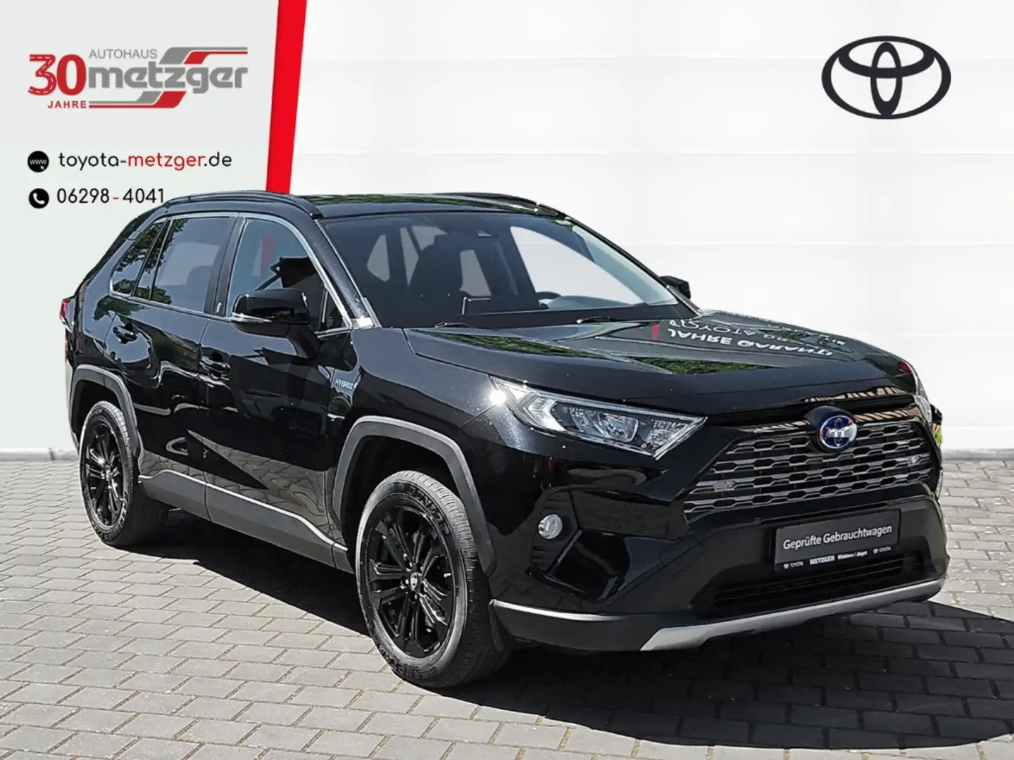Toyota RAV 4 2.5 HYBRID 4x4 Team D + AHK-Abnehmbar +Navi +Klima Noir - 1