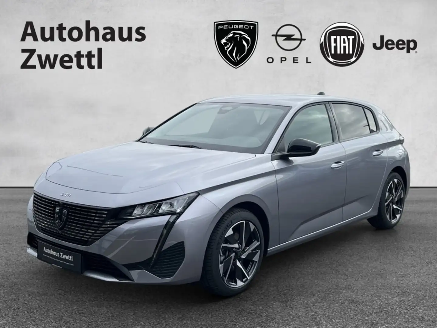 Peugeot 308 Allure Hybrid 136 e-DCS6 Šedá - 1