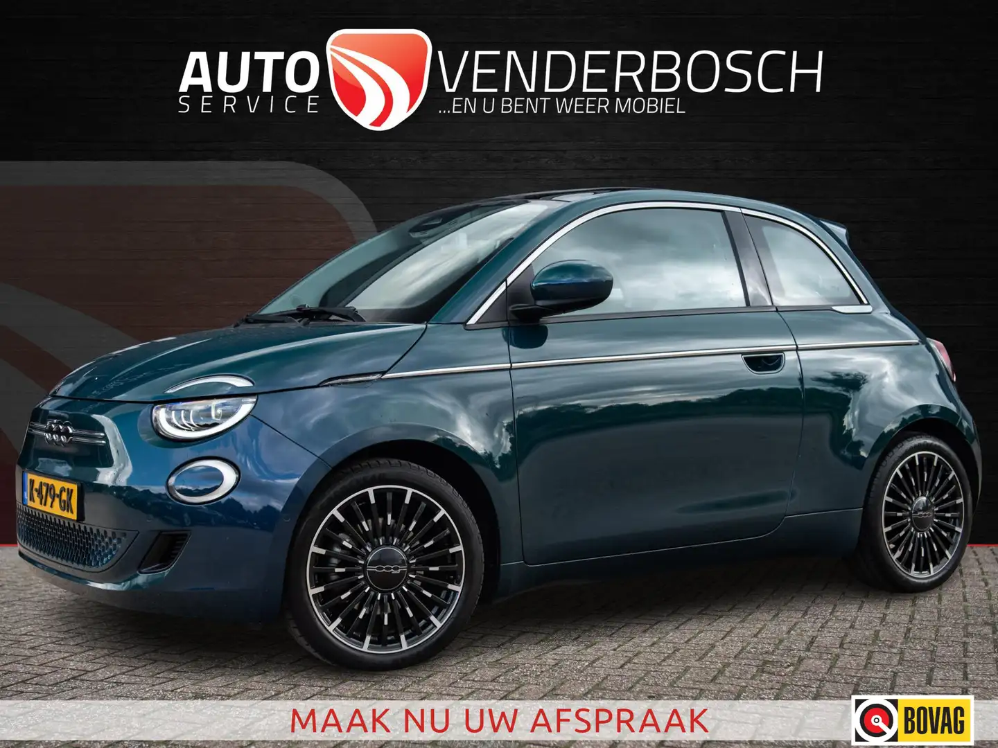 Fiat 500 La Prima 42 kWh | Pano | Camera | CarPlay | 1e Eig Verde - 1