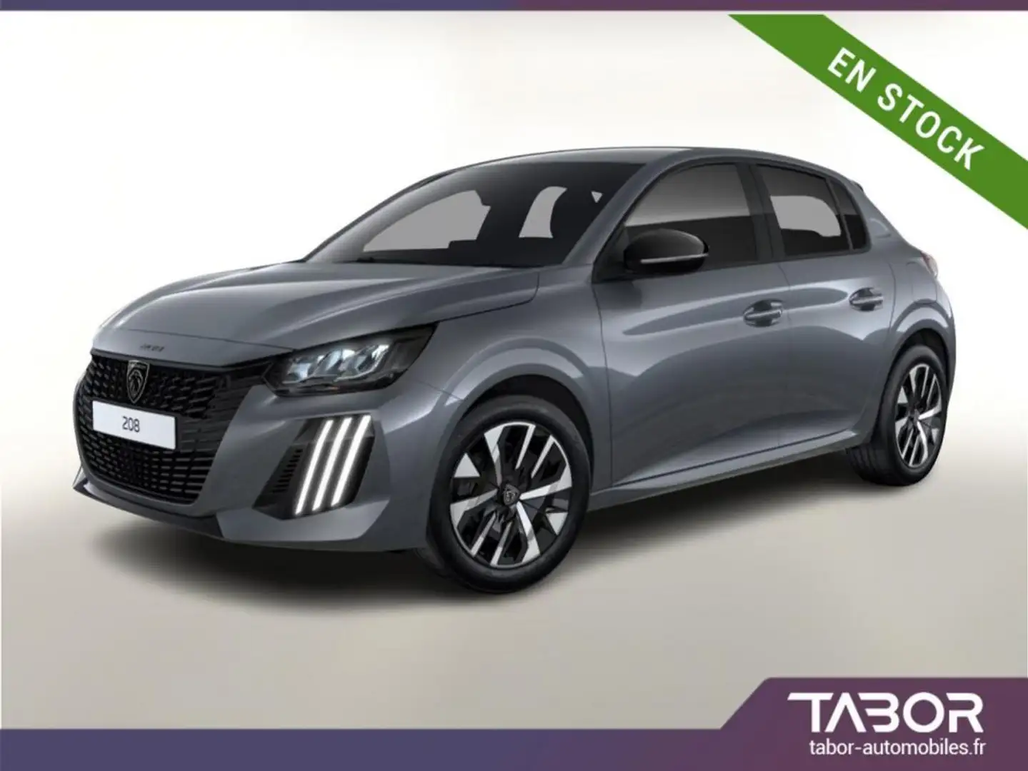 Peugeot 208 MHEV 110 Active SHZ Radars Reg. LED Gris - 1