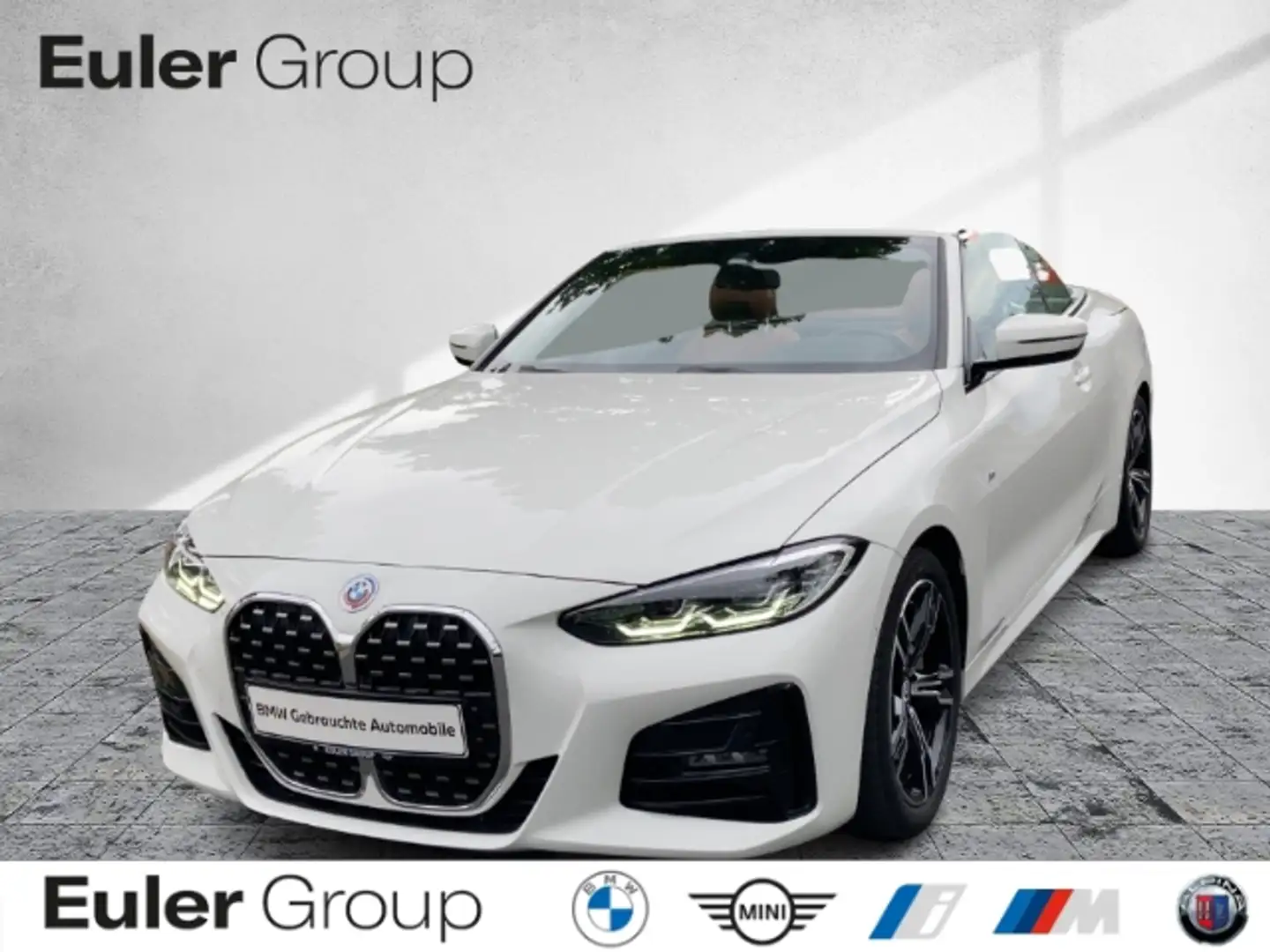 BMW 430 i A Cabrio M-Sport LCProf HiFi DA Leder Memory LED Weiß - 1