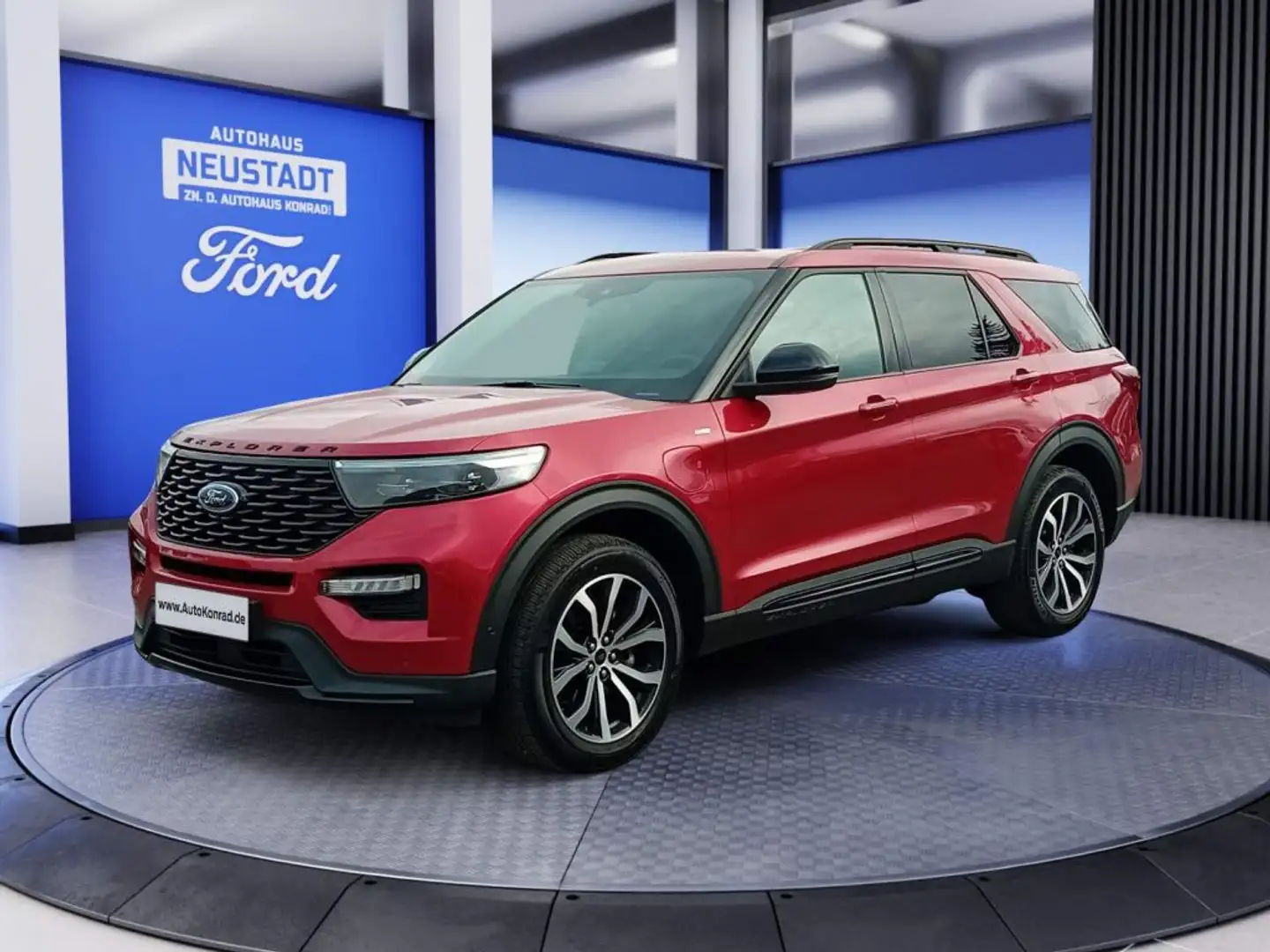 Ford Explorer EcoBoost Plug-in Hybrid ST-LINE *AHK* Rot - 1