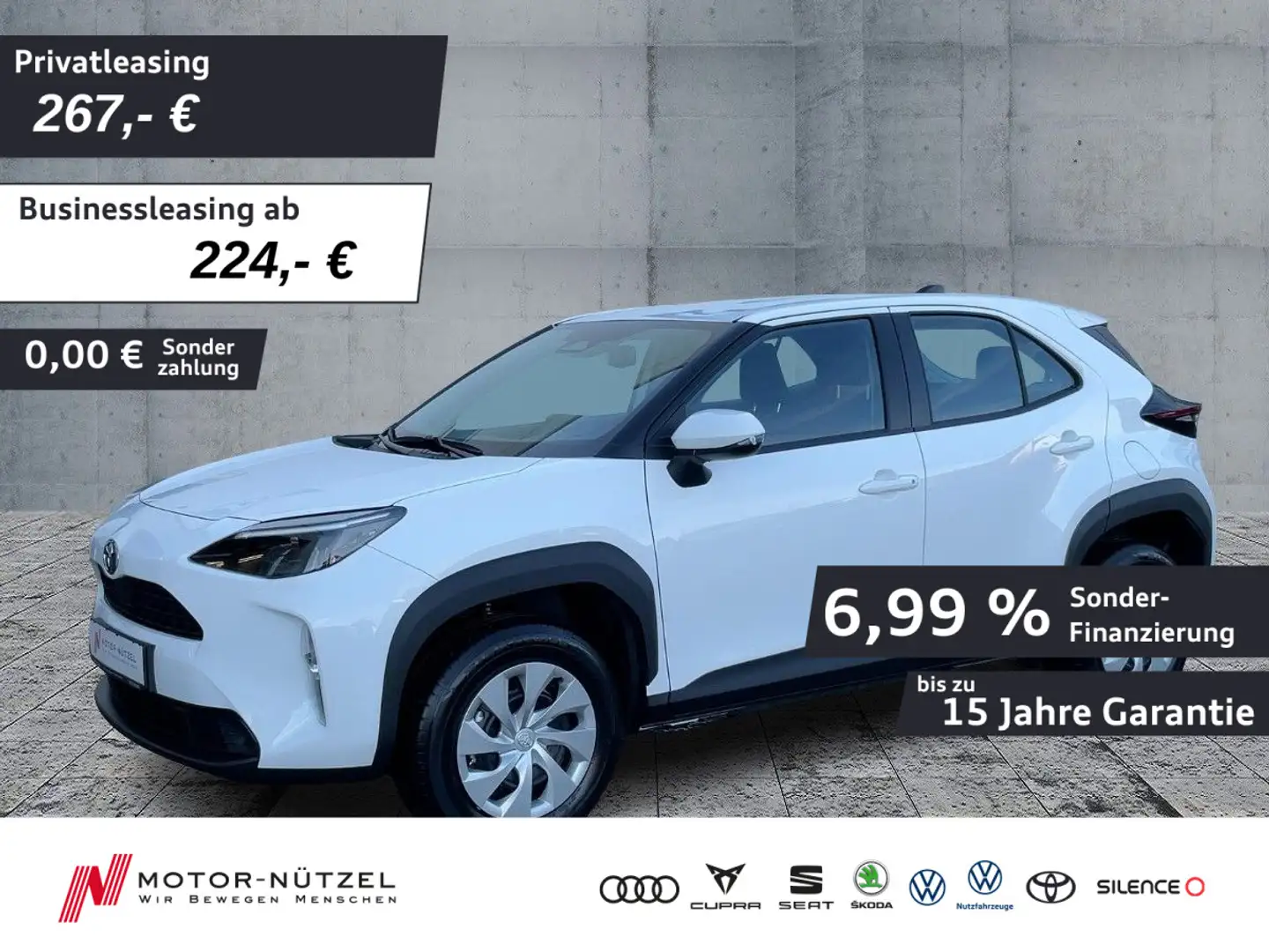 Toyota Yaris Cross 1.5 Hybrid BUSINESS EDT NAVI+ACC+APP Bianco - 1