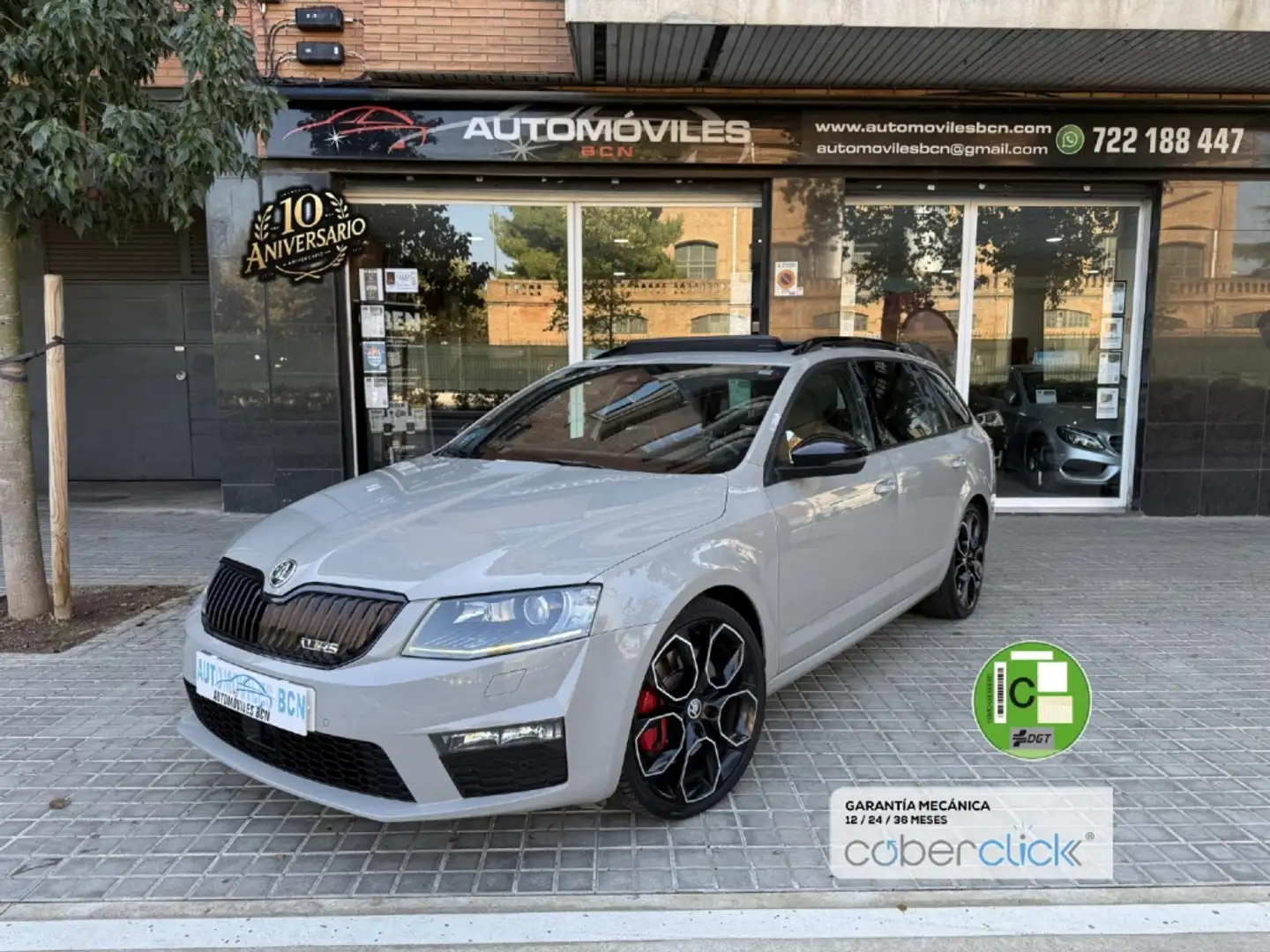 Skoda Octavia Combi 2.0 TSI RS DSG 230 Grijs - 1
