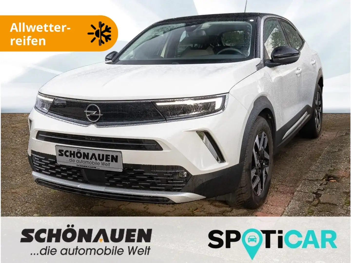 Opel Mokka Elegance 1.2 +RFK+SHZ+KLIMAAUTOMATIK+ALLW.+ Weiß - 1