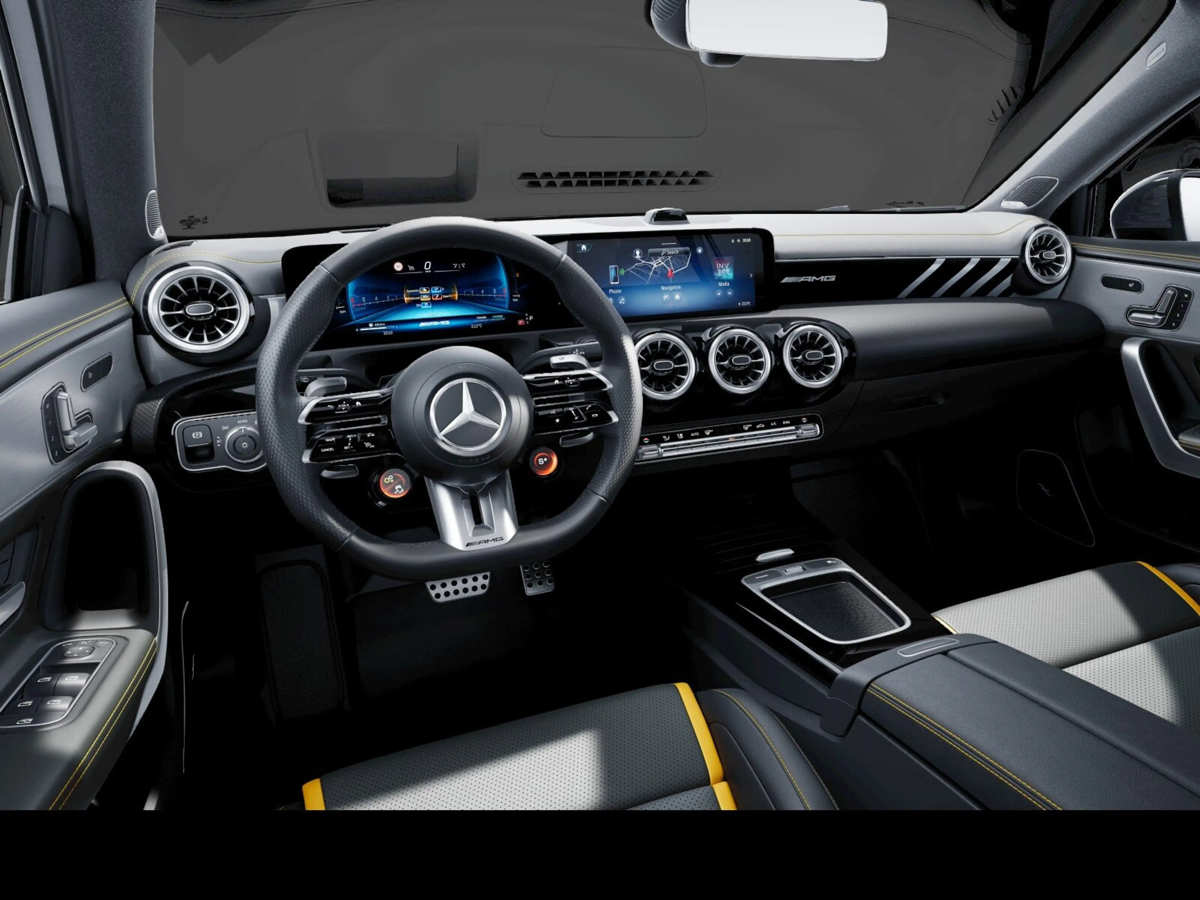 Mercedes-Benz A 45 AMG S 4MATIC+ HUD+PANO+360+NIGHT+PERF.+AMG.AERO.PAKET+ — photo 3