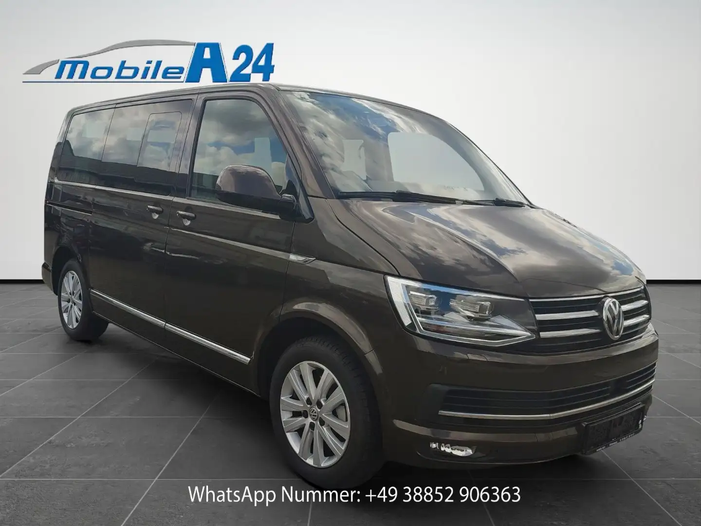 Volkswagen T6 Multivan Business ACC AHK LED 2X SCHIEBETÜREN Brun - 1