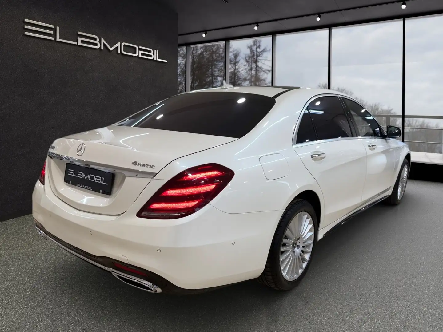 Mercedes-Benz S 400 d L 4Matic*AMG Line*Burmester*HUD*Pan*FULL Weiß - 2