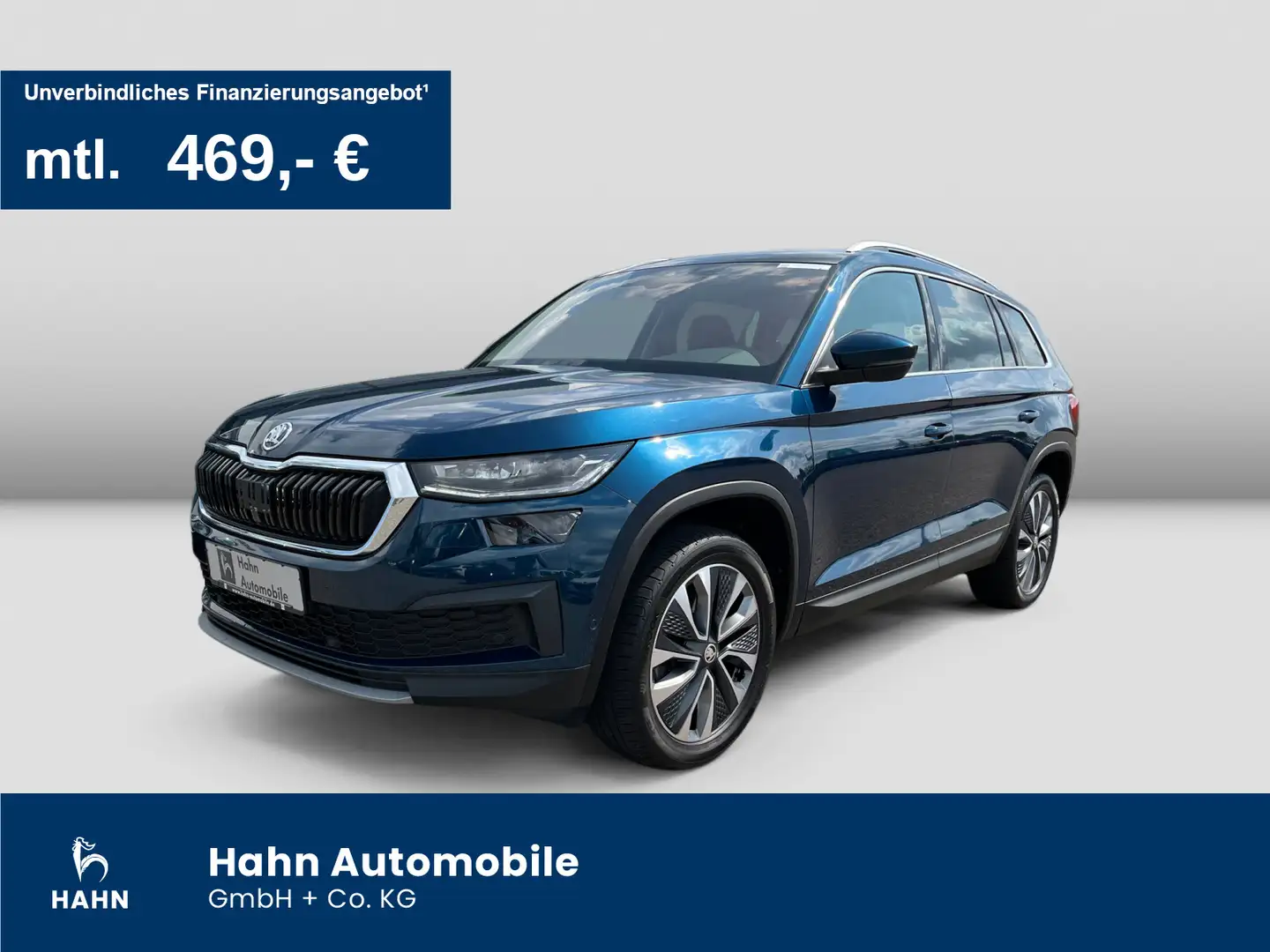 Skoda Kodiaq 2.0TDI DSG 4x4 Tour ACC AHK Cam LED Navi Blau - 1