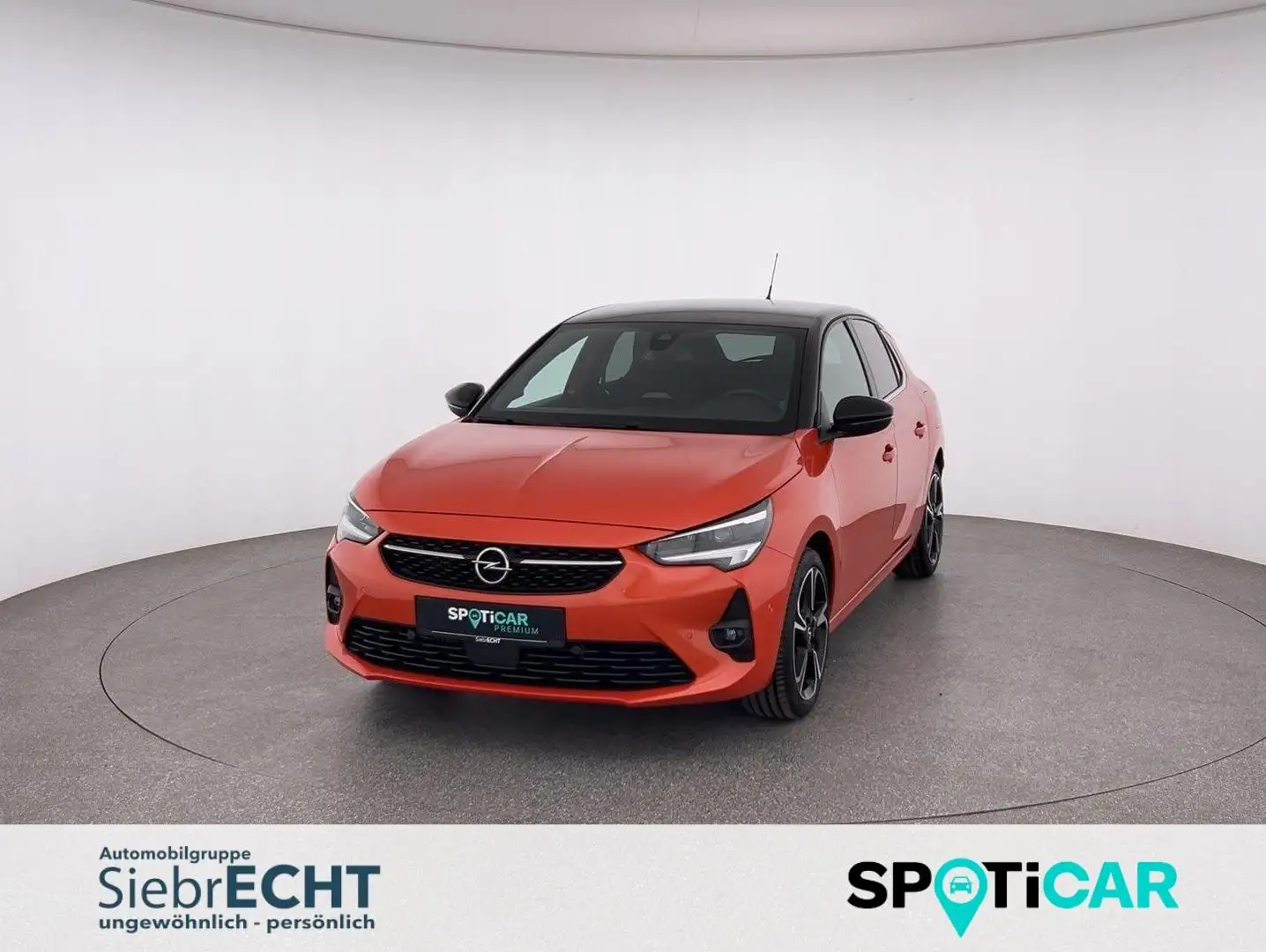 Opel Corsa F Ultimate 1.2*NAVI*SHZ*RFK*uvm Orange - 1