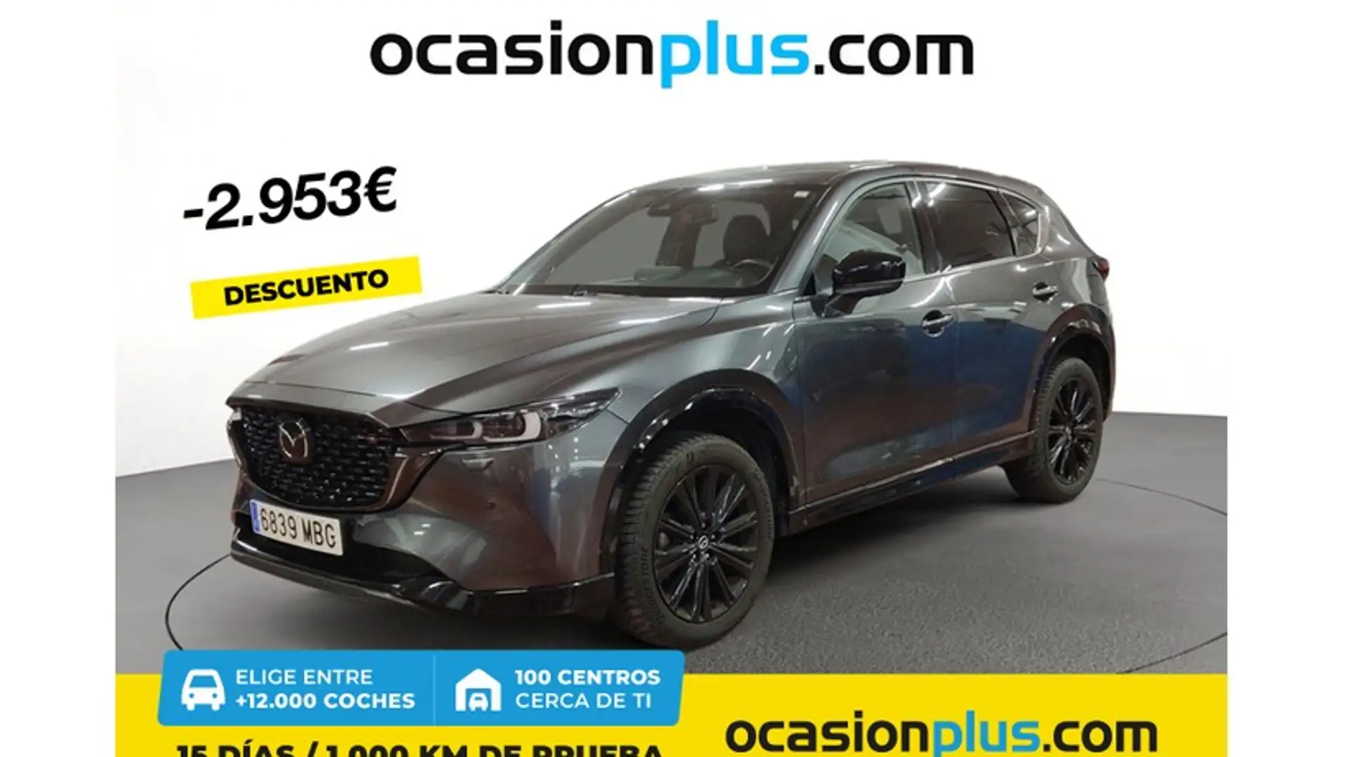 Mazda CX-5 2.2 Skyactiv-D Homura 2WD 110Kw Gris - 1