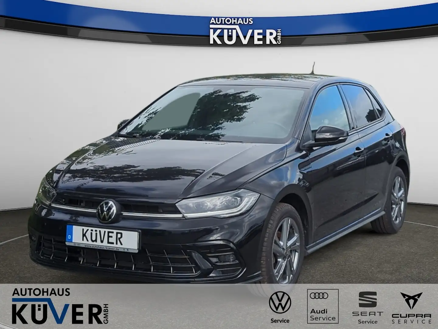 Volkswagen Polo R-Line 1,0 TSI DSG ACC+Matrix+Shzg.+IQ+16´´ Schwarz - 1