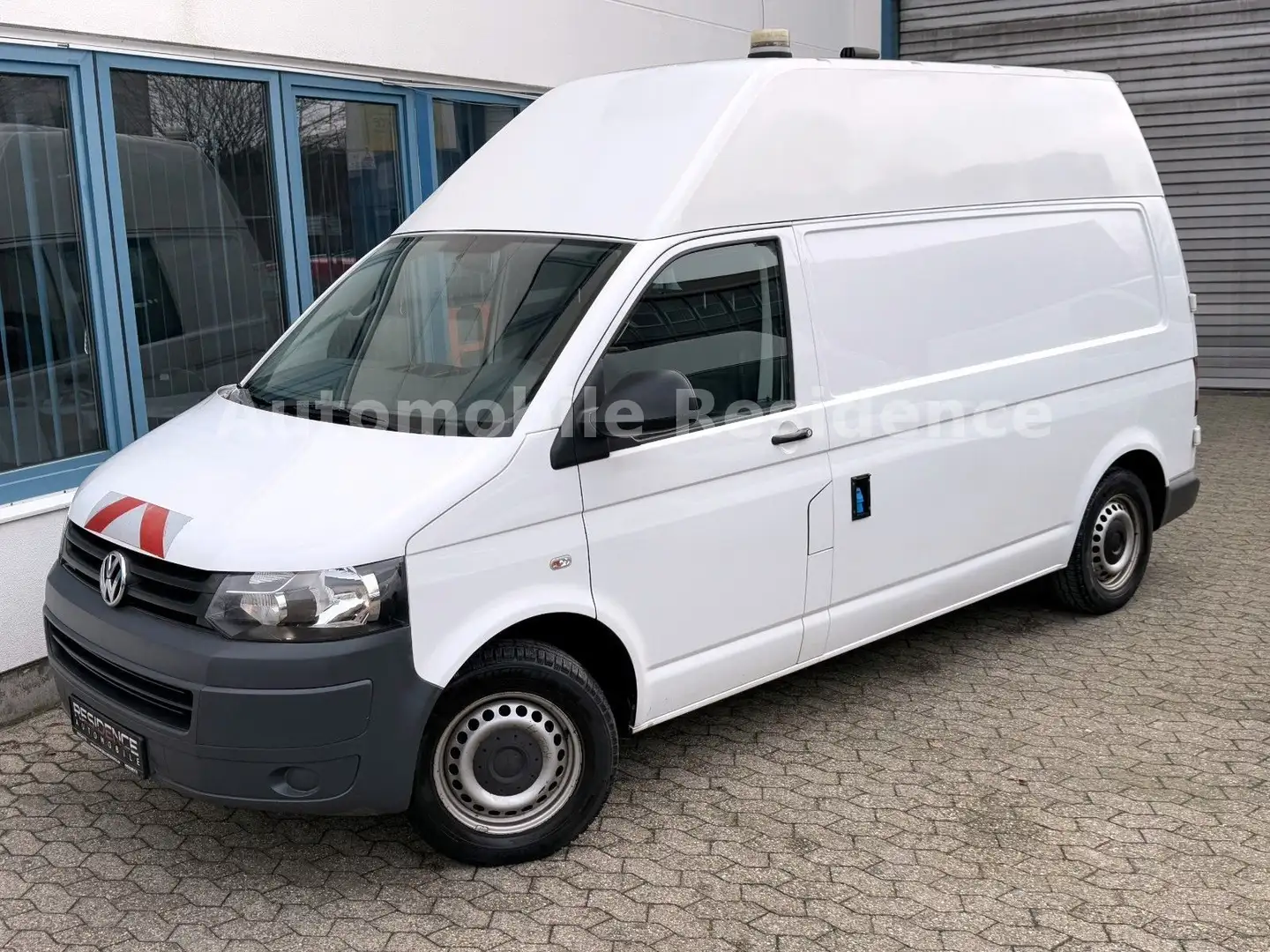 Volkswagen T5 Transporter T5 HOCHDACH+LANG 2.0TDI*4 MOTION*AHK*REGALSYSTEM Blanco - 2