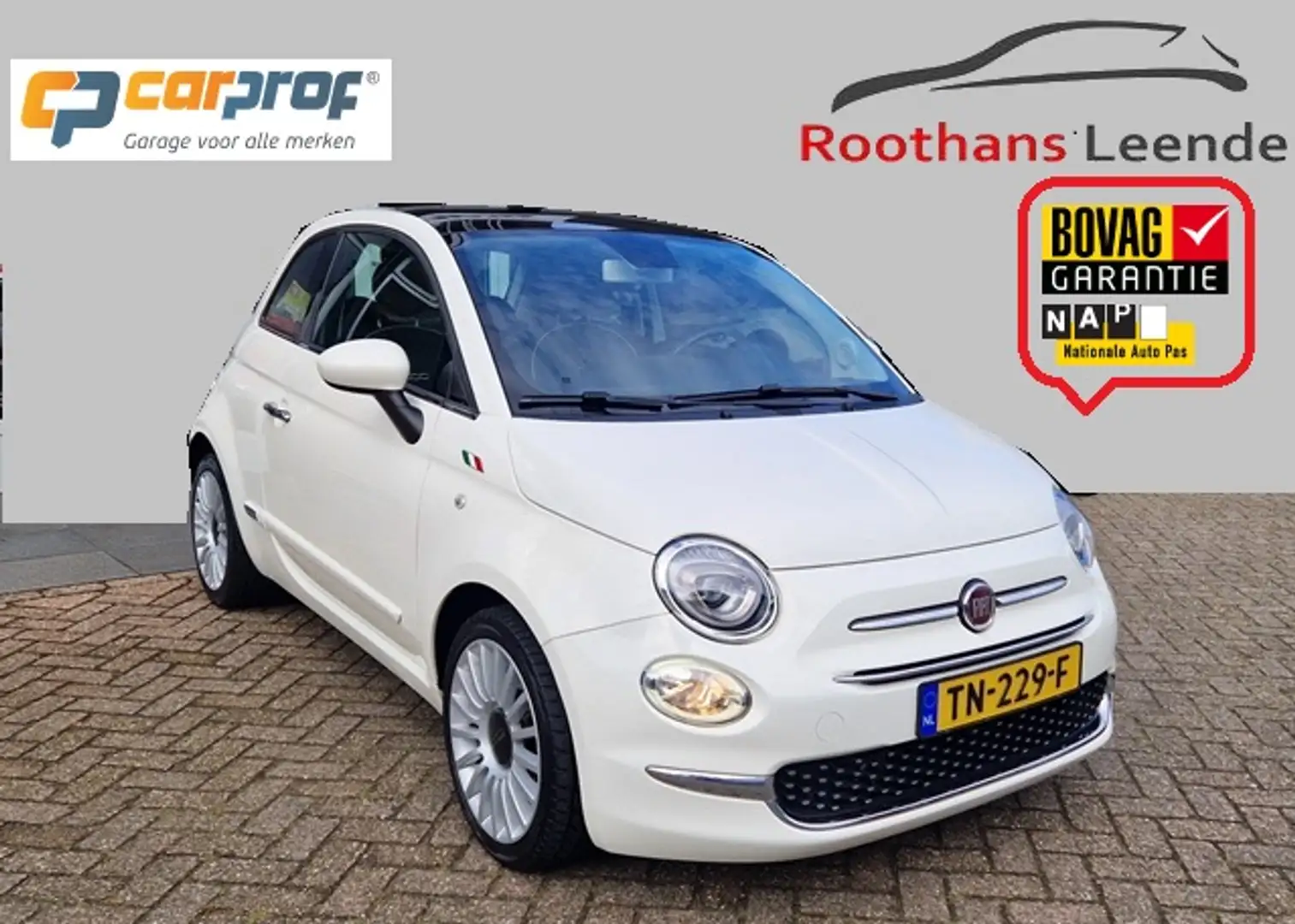 Fiat 500 TwinAir Turbo 80pk Lounge | Panoramadak | Clima | Bianco - 1