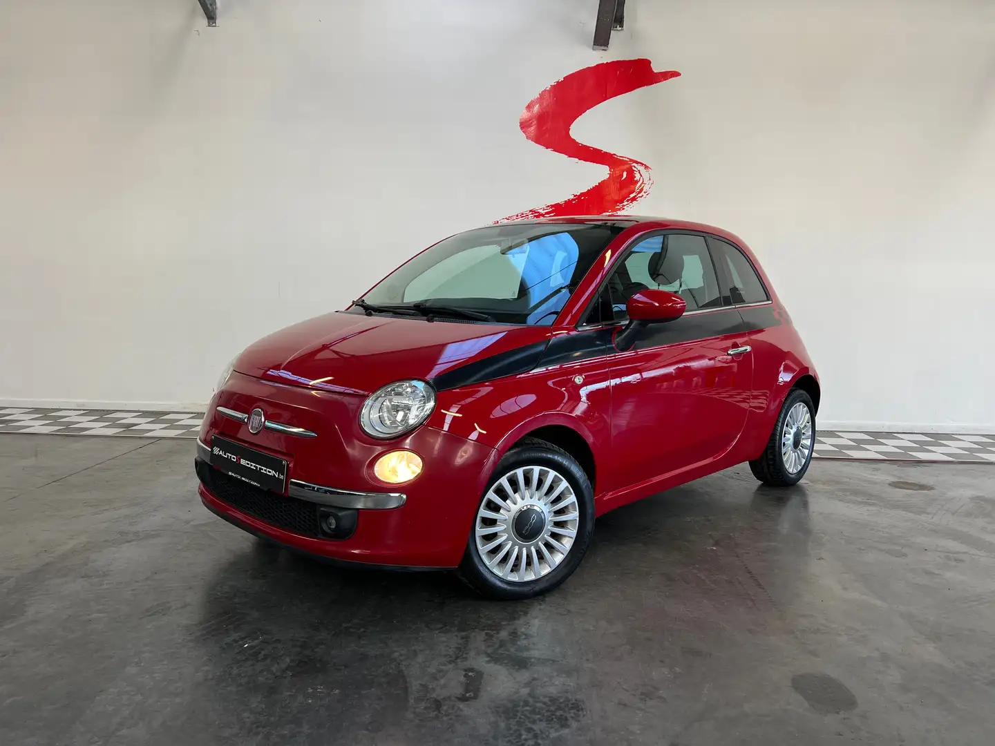 Fiat 500 1.2i Lounge Red - 1