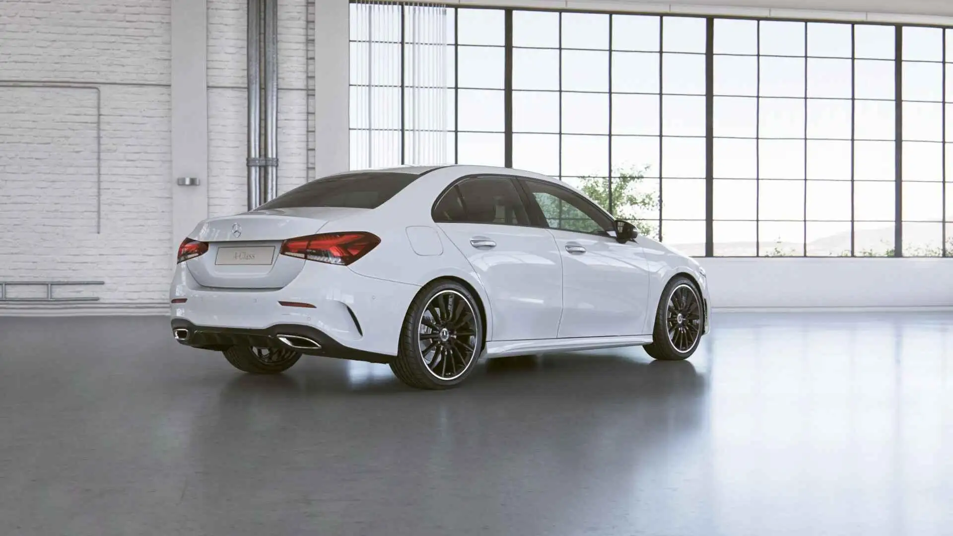Mercedes-Benz A 250 e AMG Line | Panoramadak | Rij assistentiepakket | Wit - 2