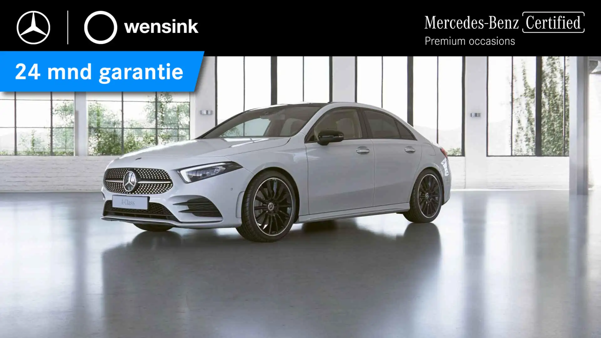 Mercedes-Benz A 250 e AMG Line | Panoramadak | Rij assistentiepakket | Wit - 1