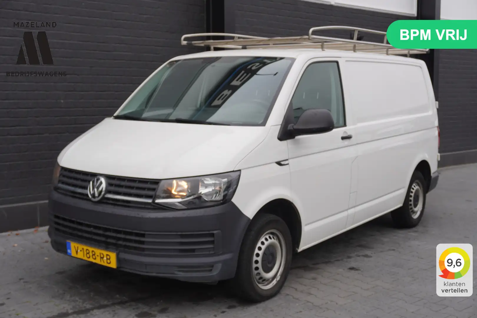 Volkswagen T6 Transporter 2.0 TDI - EURO 6 - Airco - Cruise - Imperiaal - €1 Blanc - 1