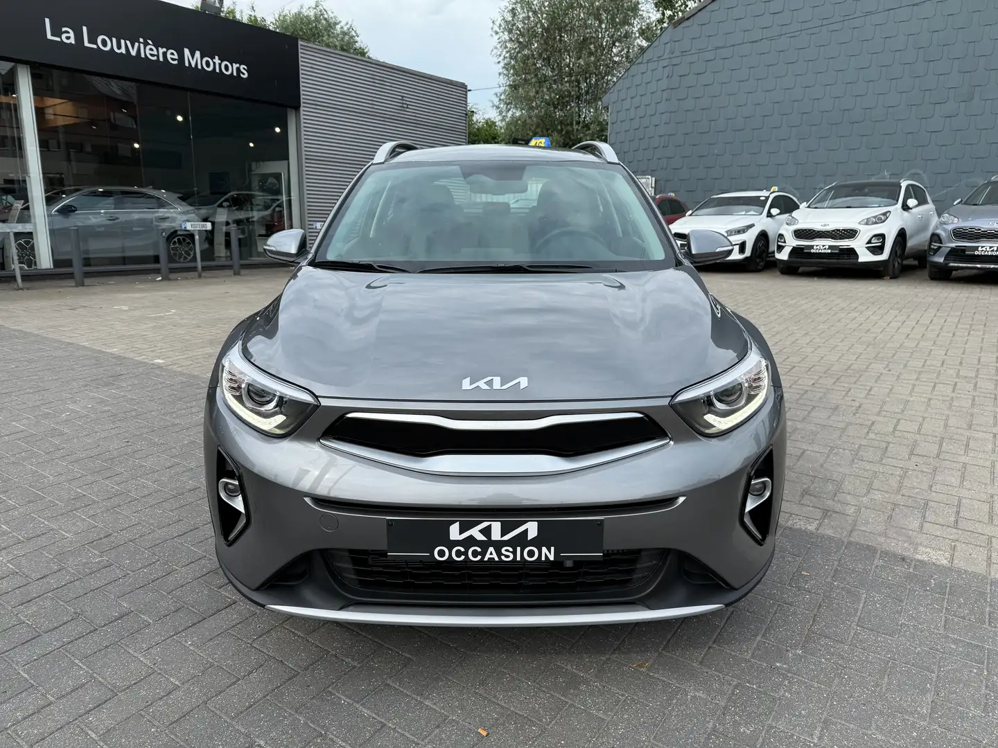 Kia Stonic 1.0 T Pulse ISG DCT*CLIM*NAVI*CAMERA*GARANTIE 2031 Grijs - 2