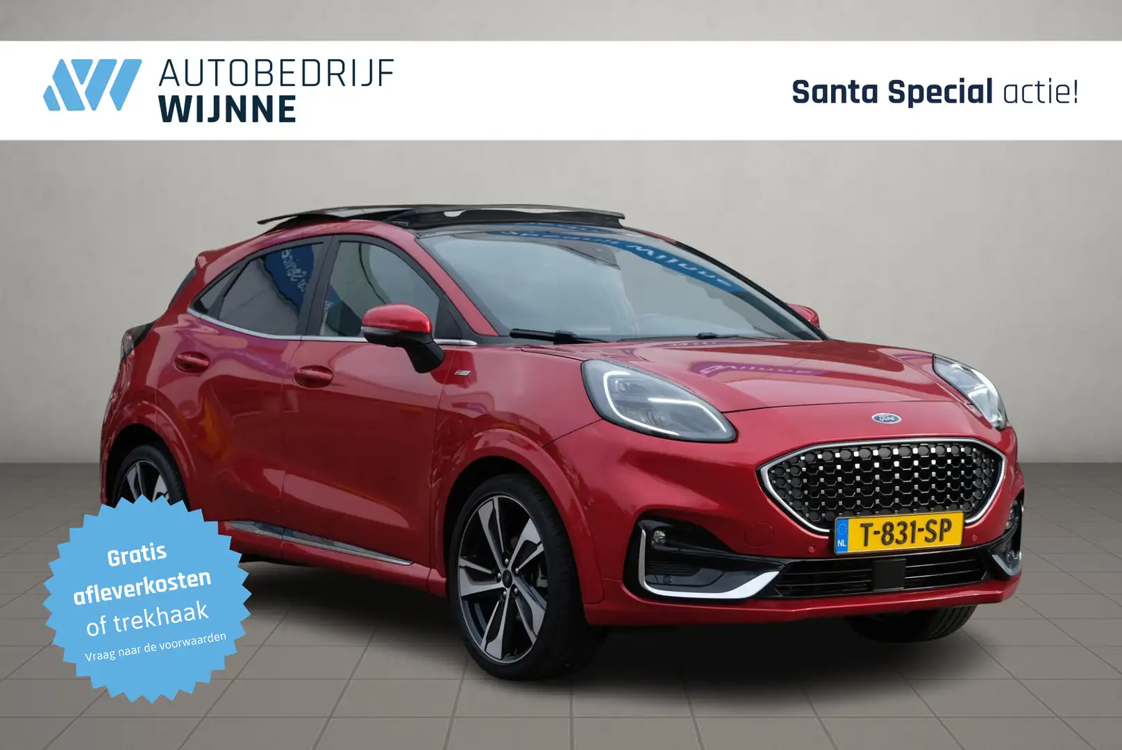 Ford Puma 1.0 EcoBoost Hybrid 155pk ST-Line X Vignale | Navi Rouge - 1