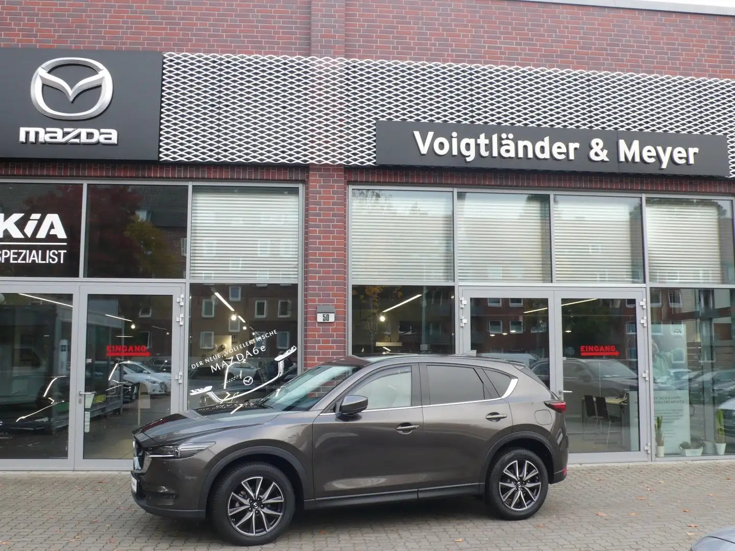 Mazda CX-5 Sportsline Automatik Leder AHK Allrad 360° Gris - 1