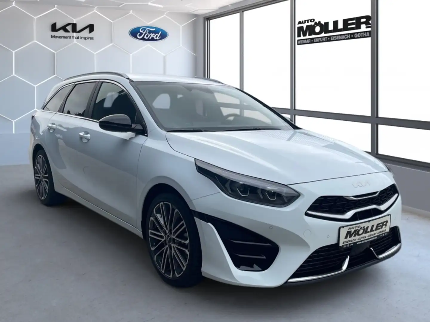 Kia Ceed SW / cee'd SW 1.5T DCT GT-Line Leder JBL Navi LED ACC Memory Sit Weiß - 2