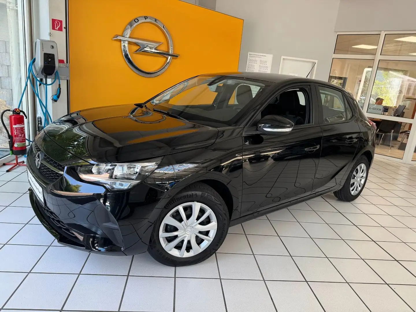 Opel Corsa F Edition Navi über Handy+Kamera Zwart - 1