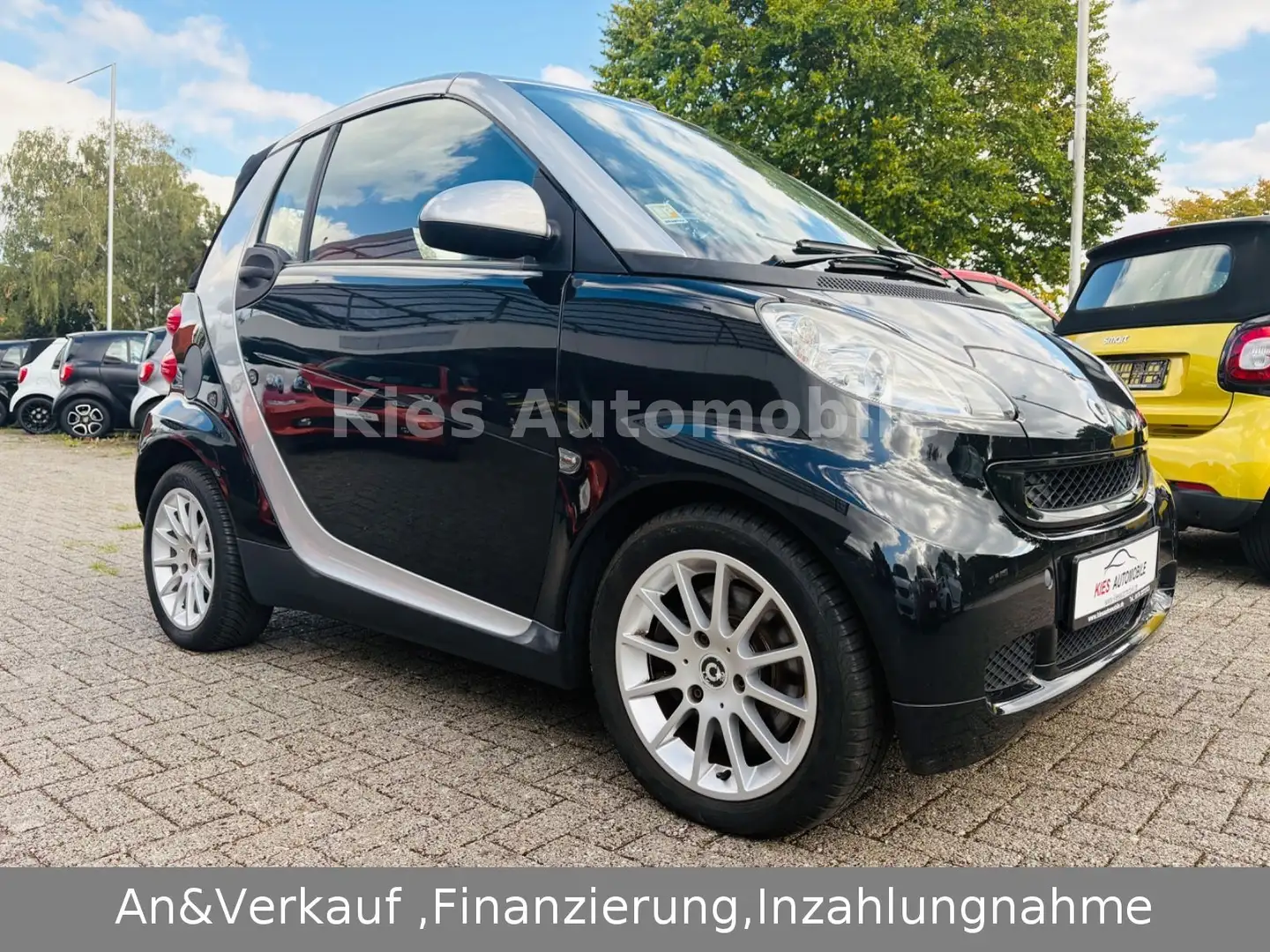 smart forTwo Cabrio Passion AUTOM/LEDER/KLIMA/ALLWETTE Noir - 2