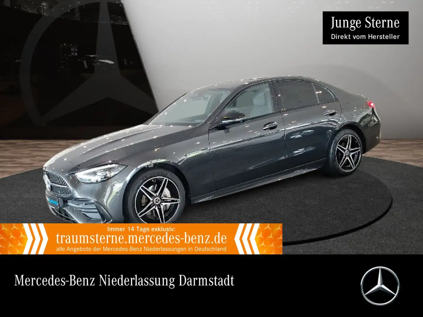 Mercedes-Benz C 300 e AMG+NIGHT+360+LED+TOTW+KEYLESS+9G Grau - 1