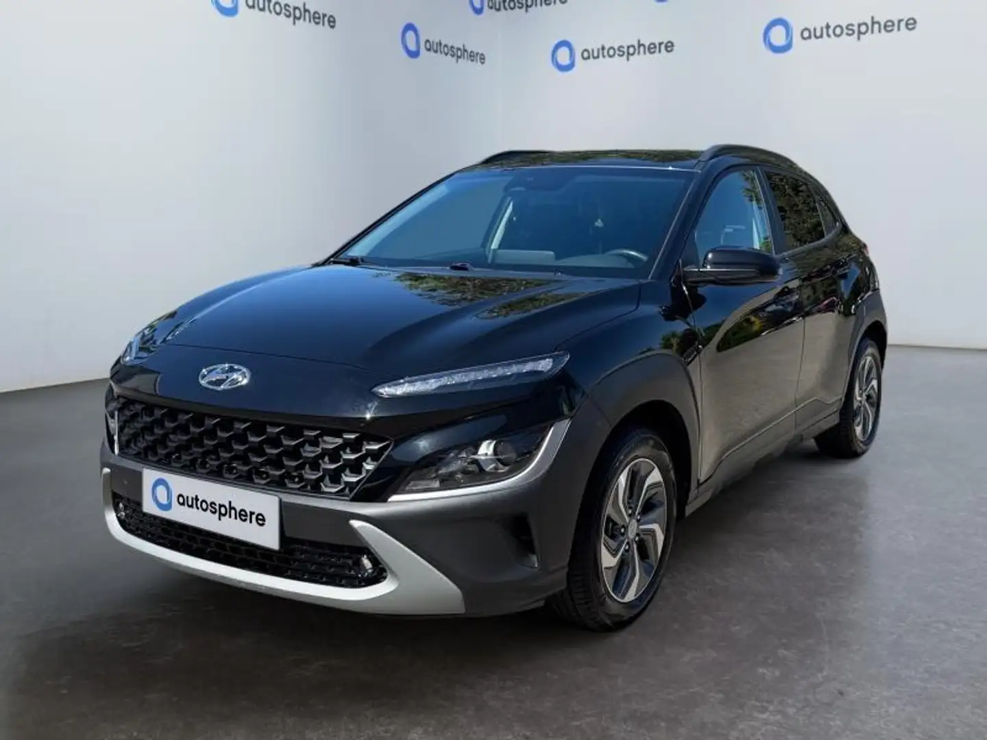 Hyundai KONA Tecno*boite auto*1.6 hybride 140cv Noir - 1