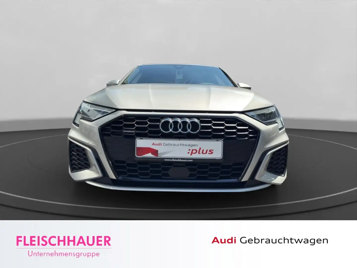Audi A3 Sportback S line 40 TFSI quattro B&O+HUD+RFK+ACC+M Silber - 2
