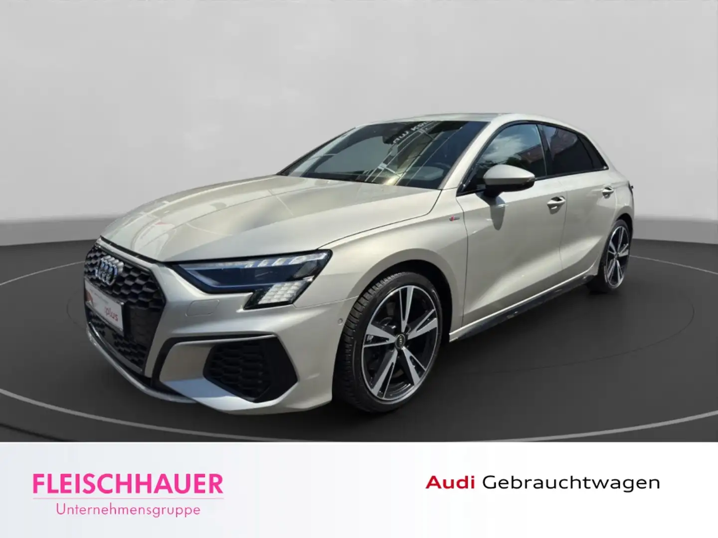 Audi A3 Sportback S line 40 TFSI quattro B&O+HUD+RFK+ACC+M Silber - 1