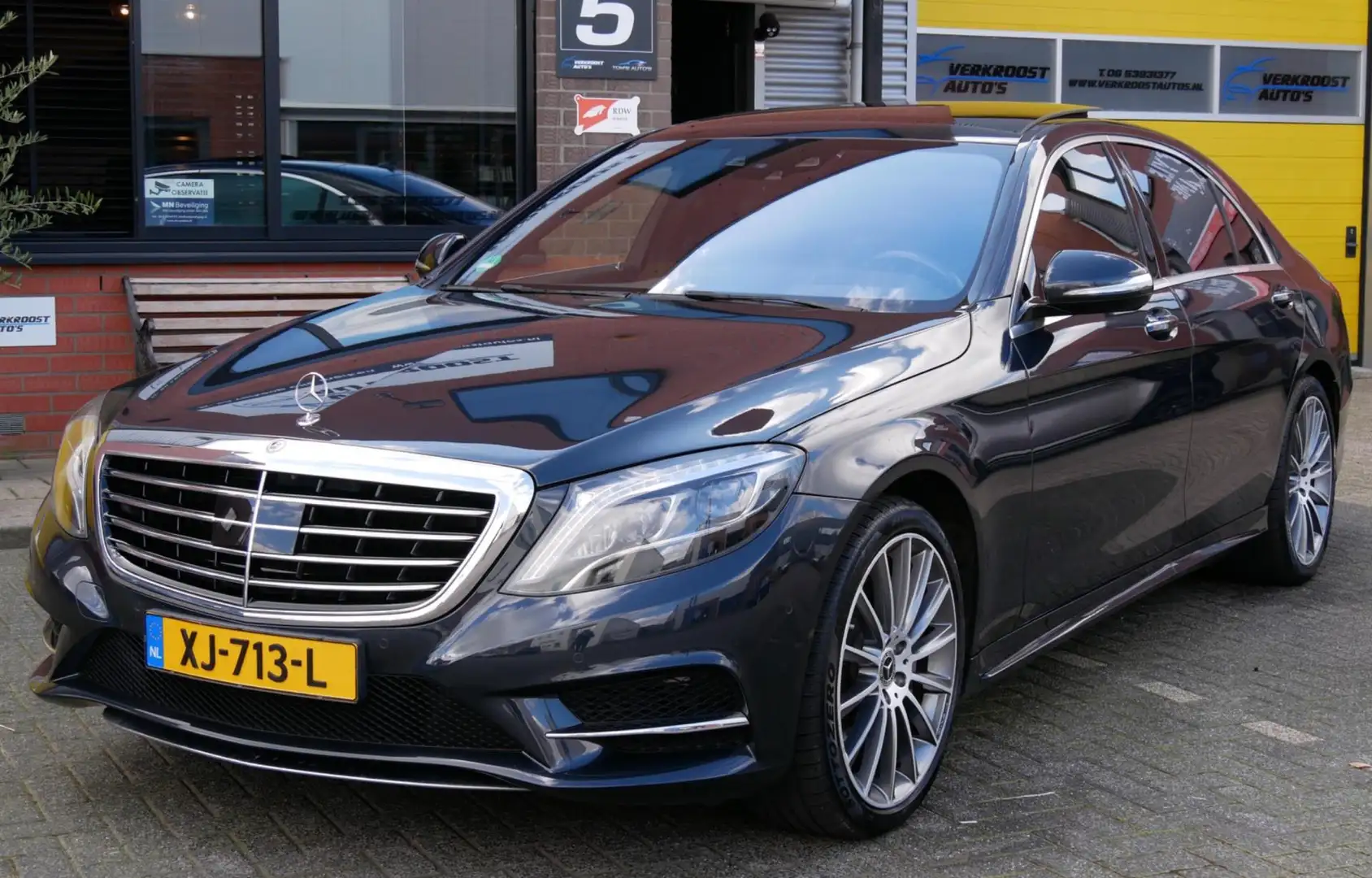 Mercedes-Benz S 500 Lang Prestige Plus pano. chauff pakket. camera. lu Blauw - 2