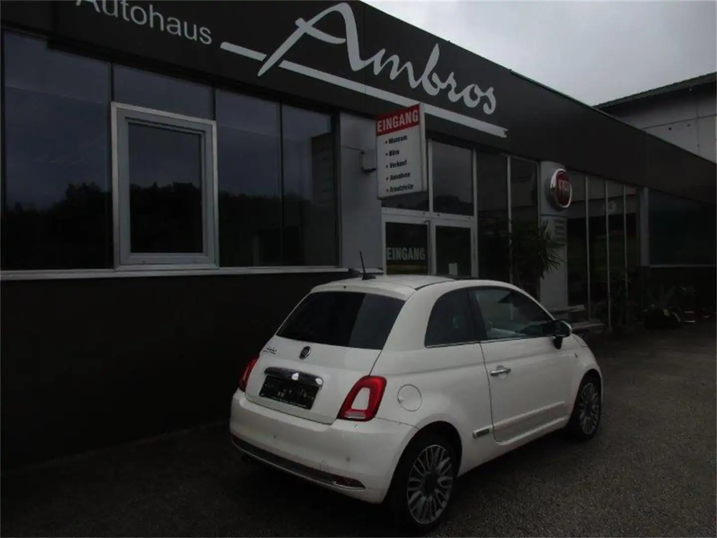 Fiat 500 1,2 69 Lounge Dualogic Weiß - 2