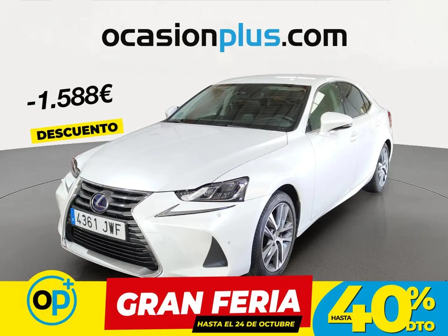 Lexus IS 300 300h Executive Parking Blanco - 1