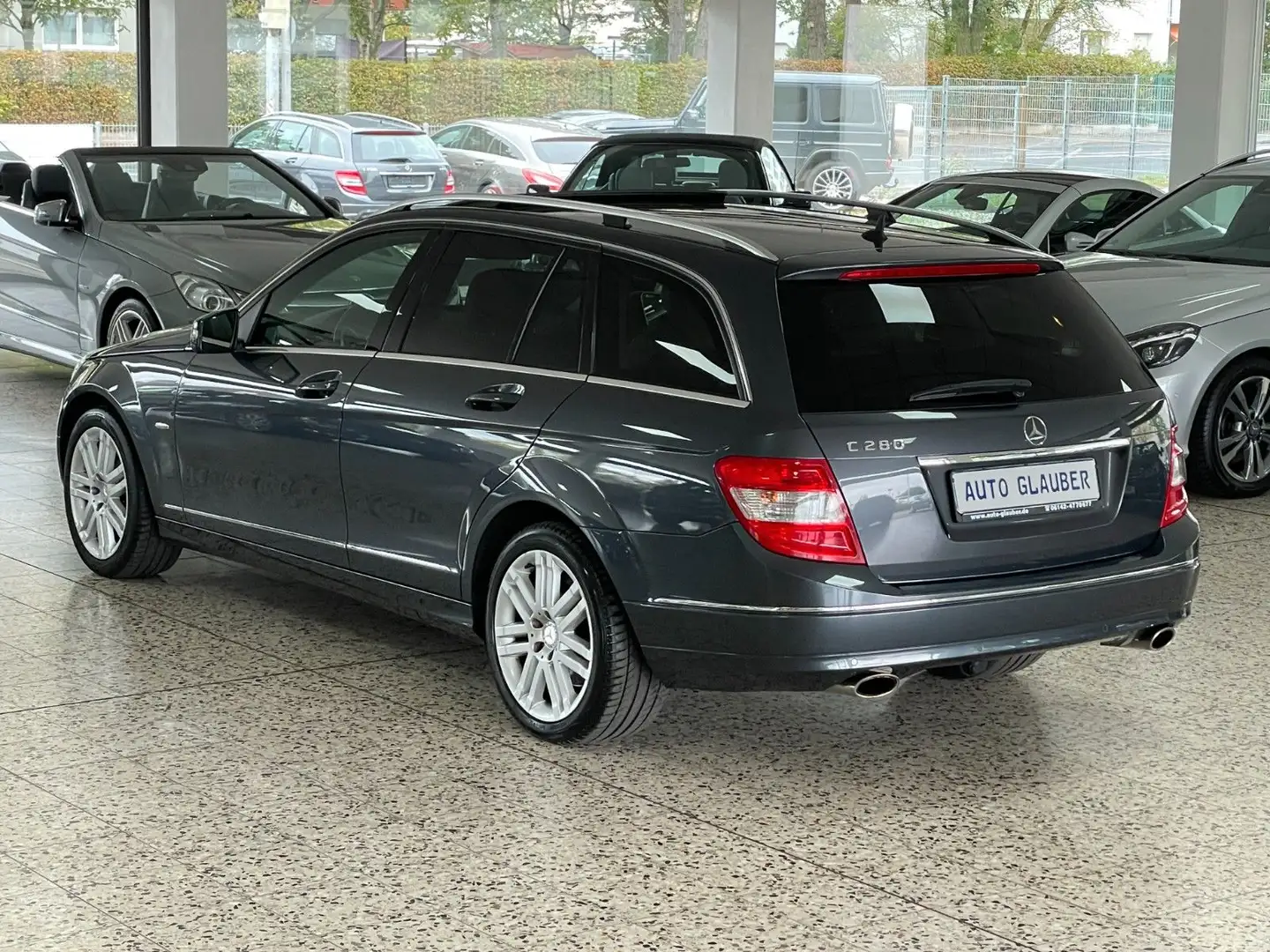 Mercedes-Benz C 300 C 280/300 T-Modell/Navi/Leder/GSD/AHK/1.Hand Grau - 2