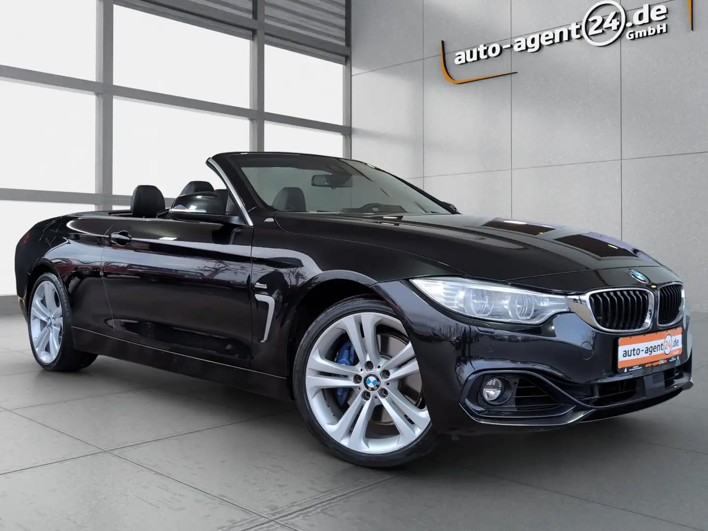 BMW 440 i xD Sport Line /LED/ACC/HUD/Open-Air/DAB/Memo Schwarz - 1