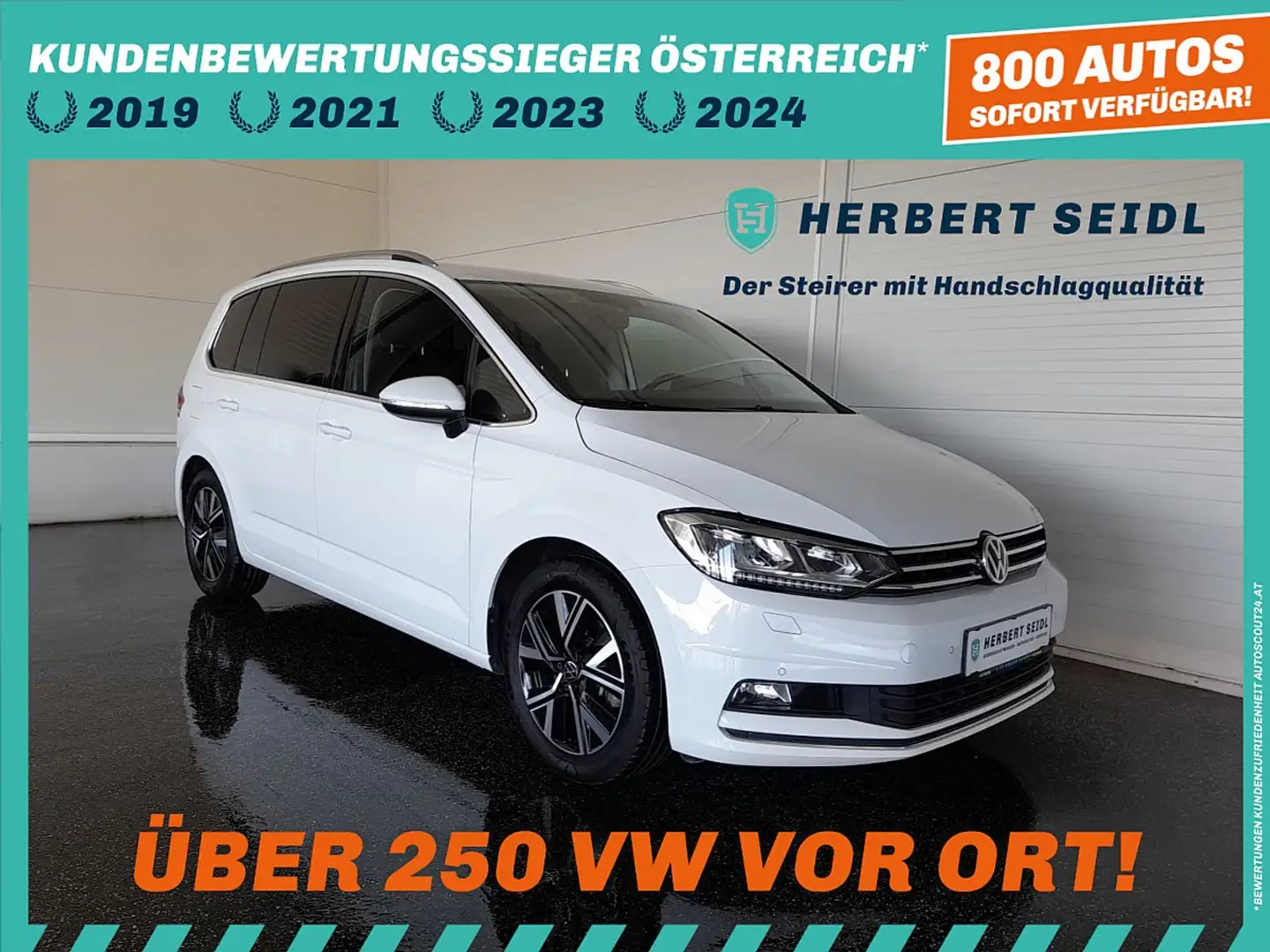 Volkswagen Touran HL 2,0 TDI DSG *LED / NAVI / AHV & KAMERA / ACC... Bianco - 1