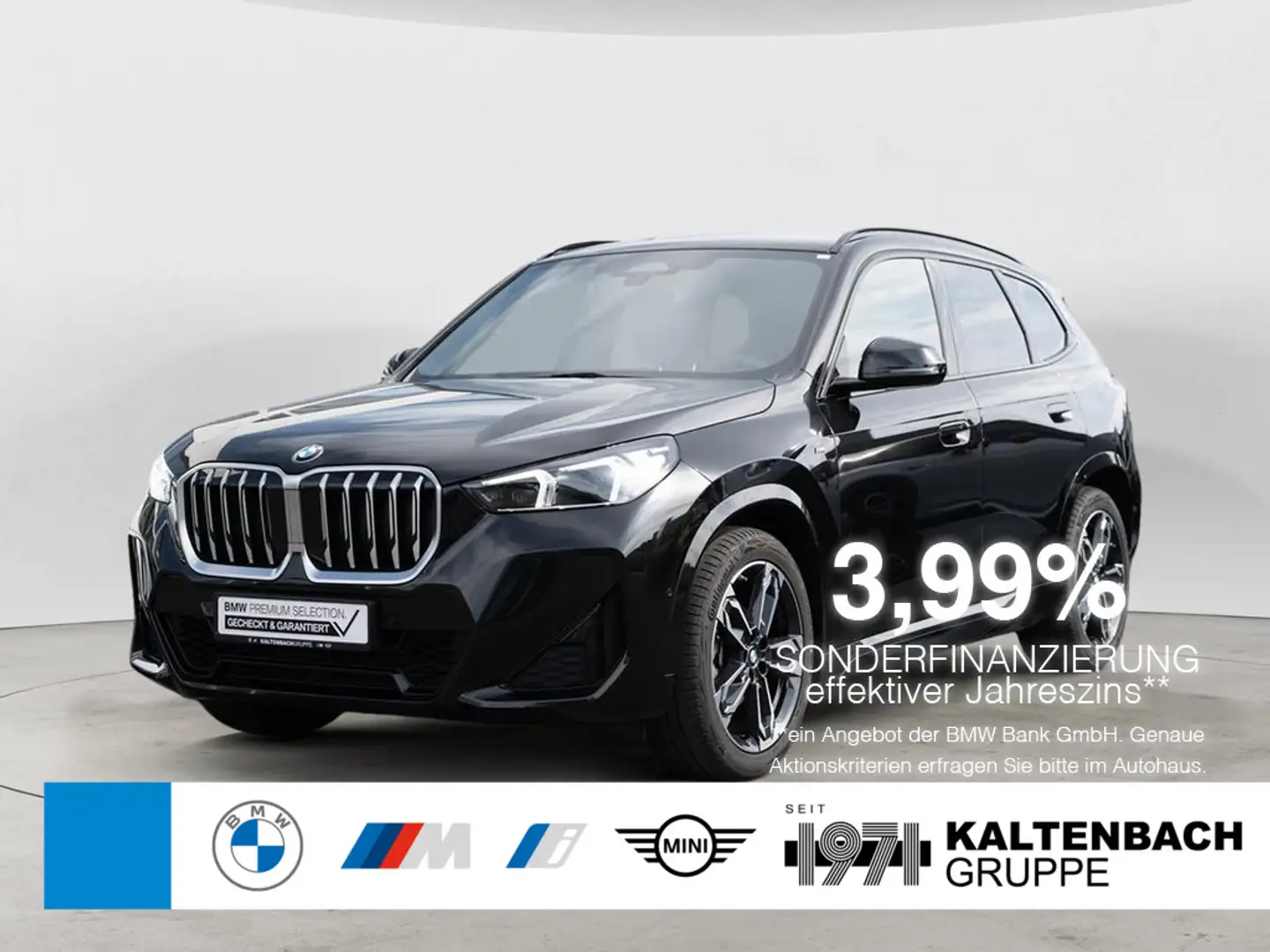 BMW X1 xDrive 20d M-Sport AHK LED NAVI KAMERA SHZ Negro - 1