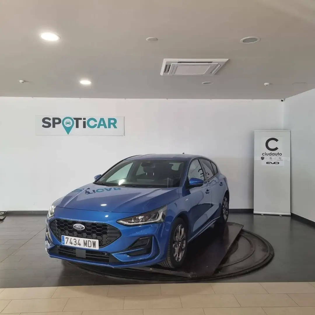 Ford Focus 1.0 Ecoboost ST-Line 125 Azul - 1