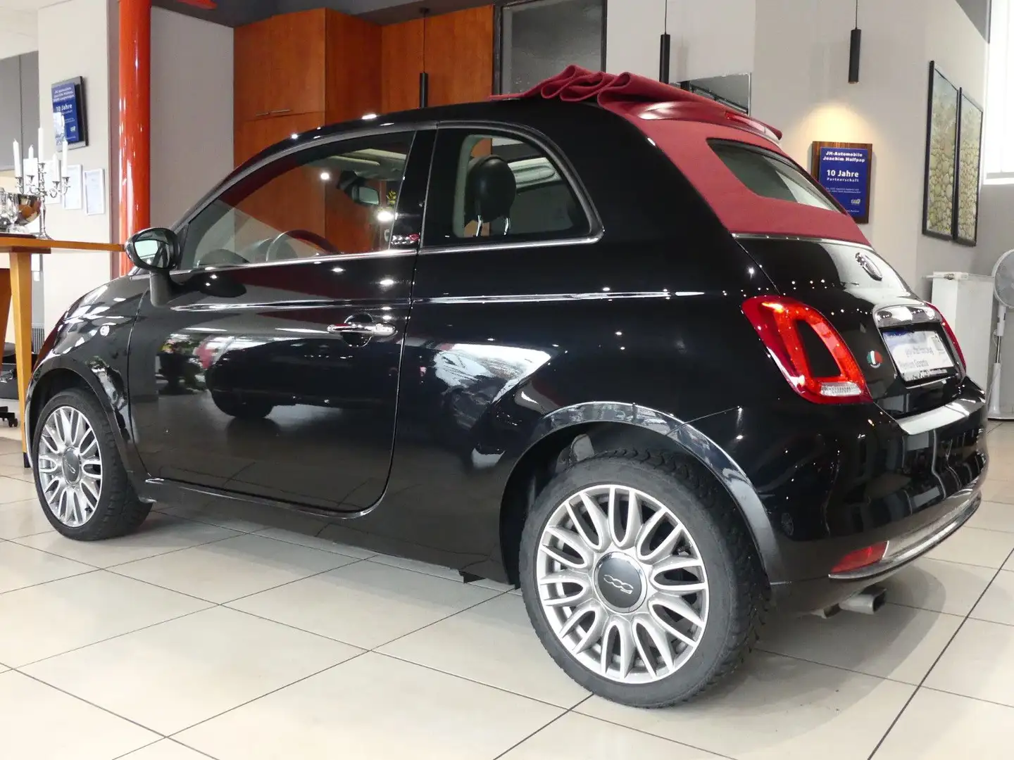 Fiat 500 Cabrio Lounge Bluetooth*Allwetter*PDC*ab139€ Schwarz - 2