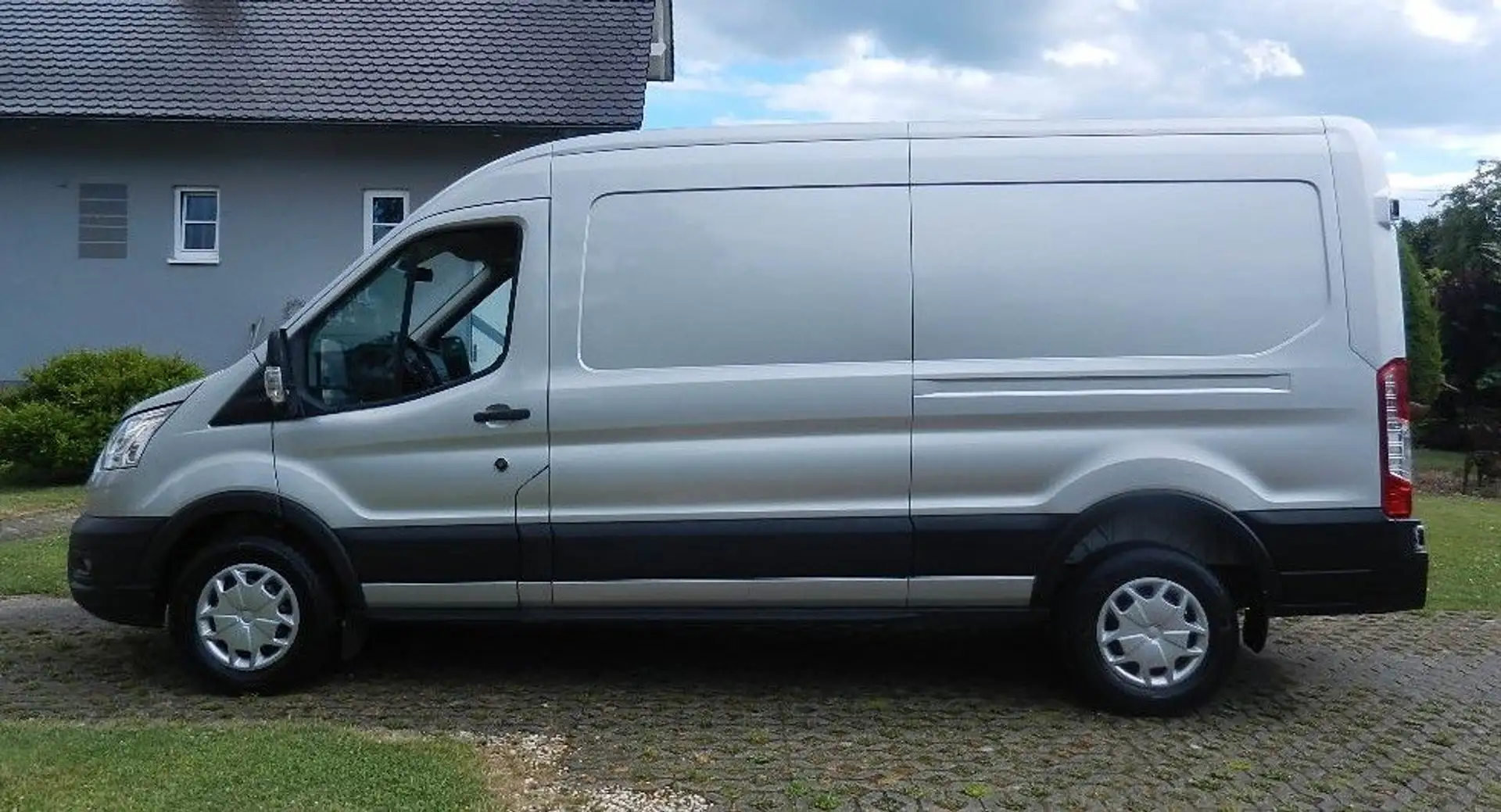 Ford Transit Kasten 350 L3 Trend PDC Klima AHK Tempom Silber - 2