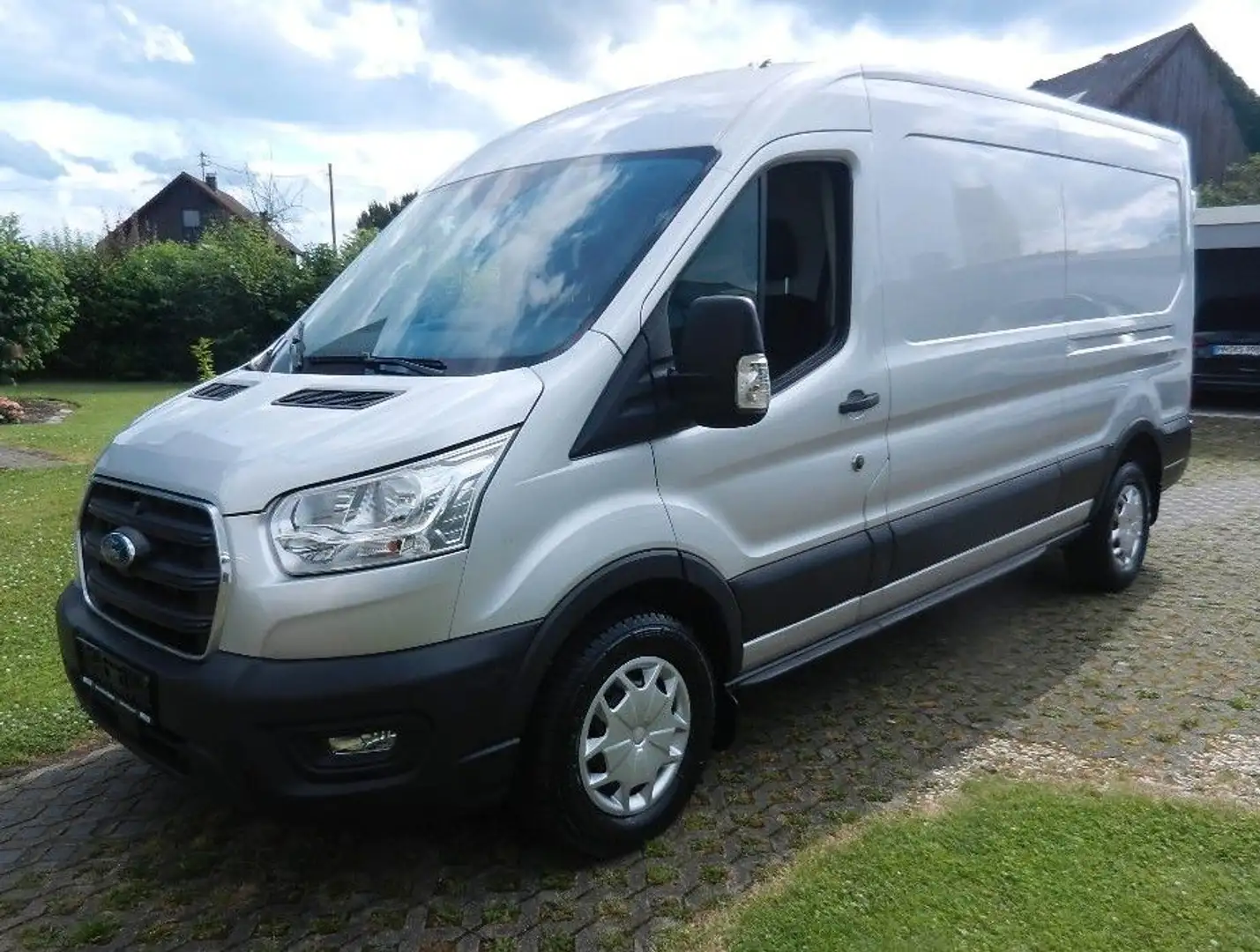 Ford Transit Kasten 350 L3 Trend PDC Klima AHK Tempom Silber - 1