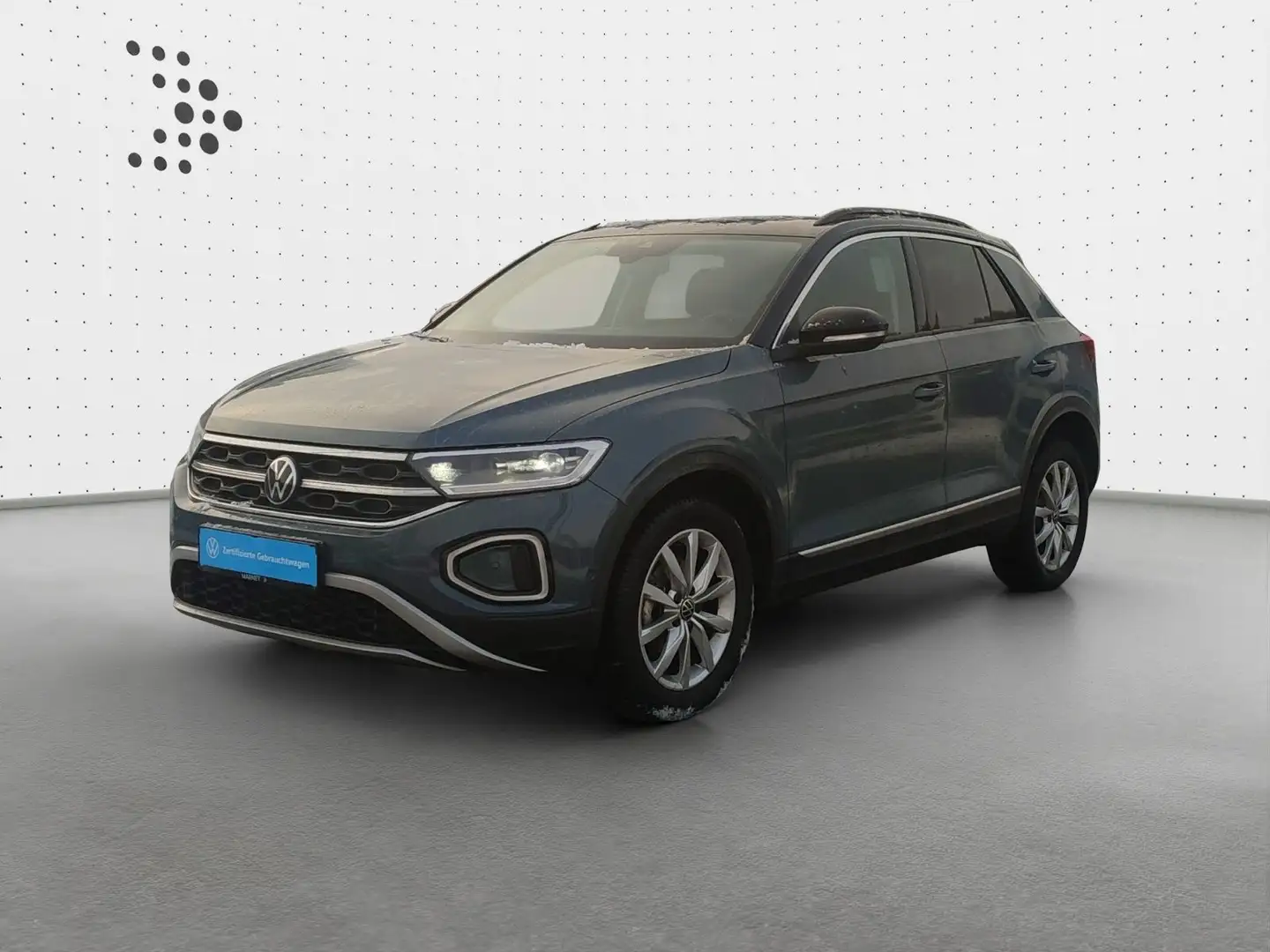 Volkswagen T-Roc 1.5 TSI DSG Style Navi*AHK*Pano*StHzg*Kame Blau - 2