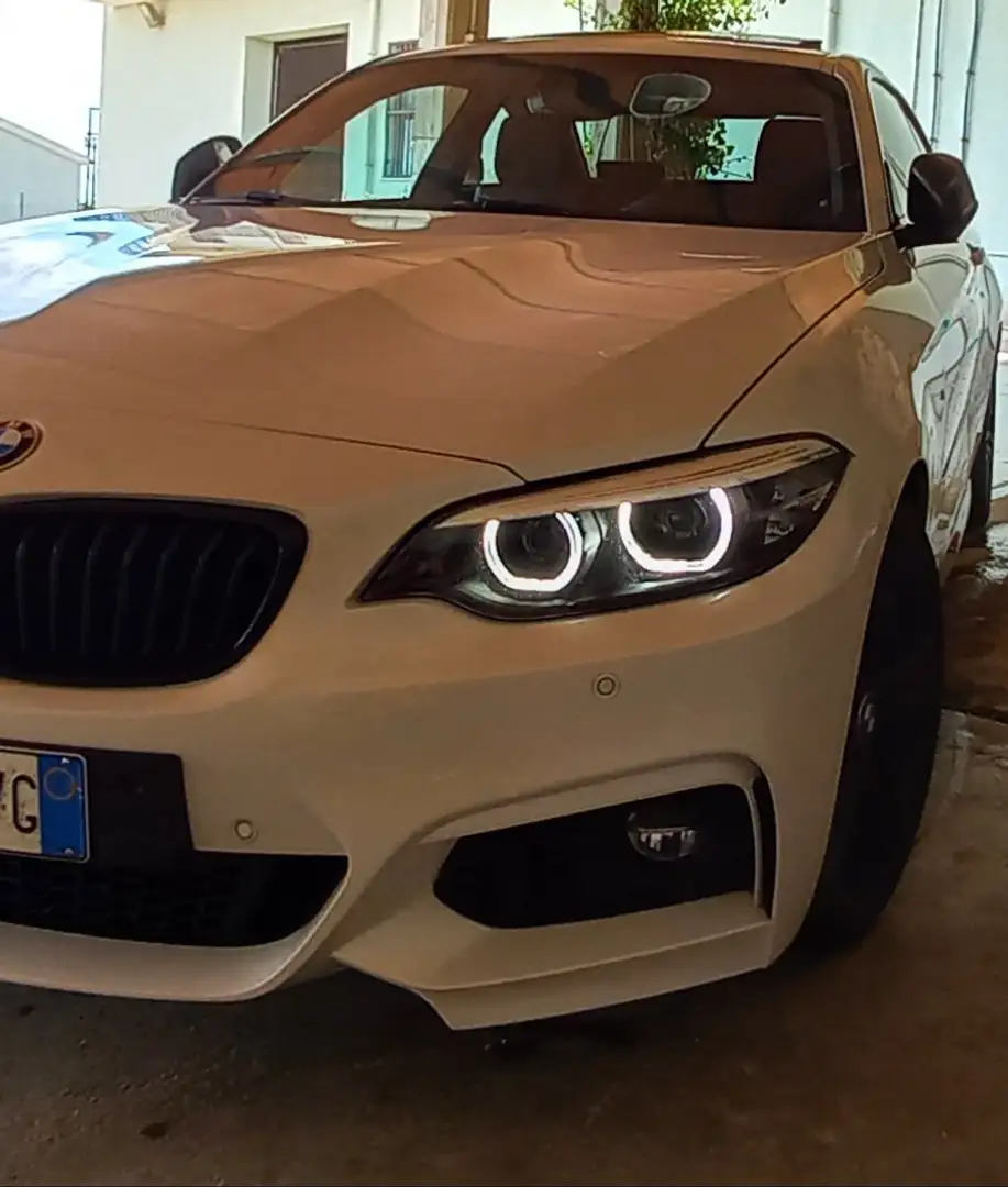 BMW 218 Serie 2 F22 Coupe 218d Coupe Msport 150cv my18 Bianco - 1